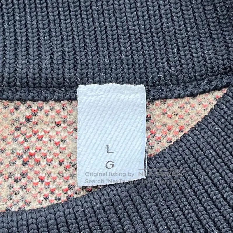 Burberry Burberry Brown Check Knit Sweater. Size L / US 10 / IT 46 - 7 Thumbnail