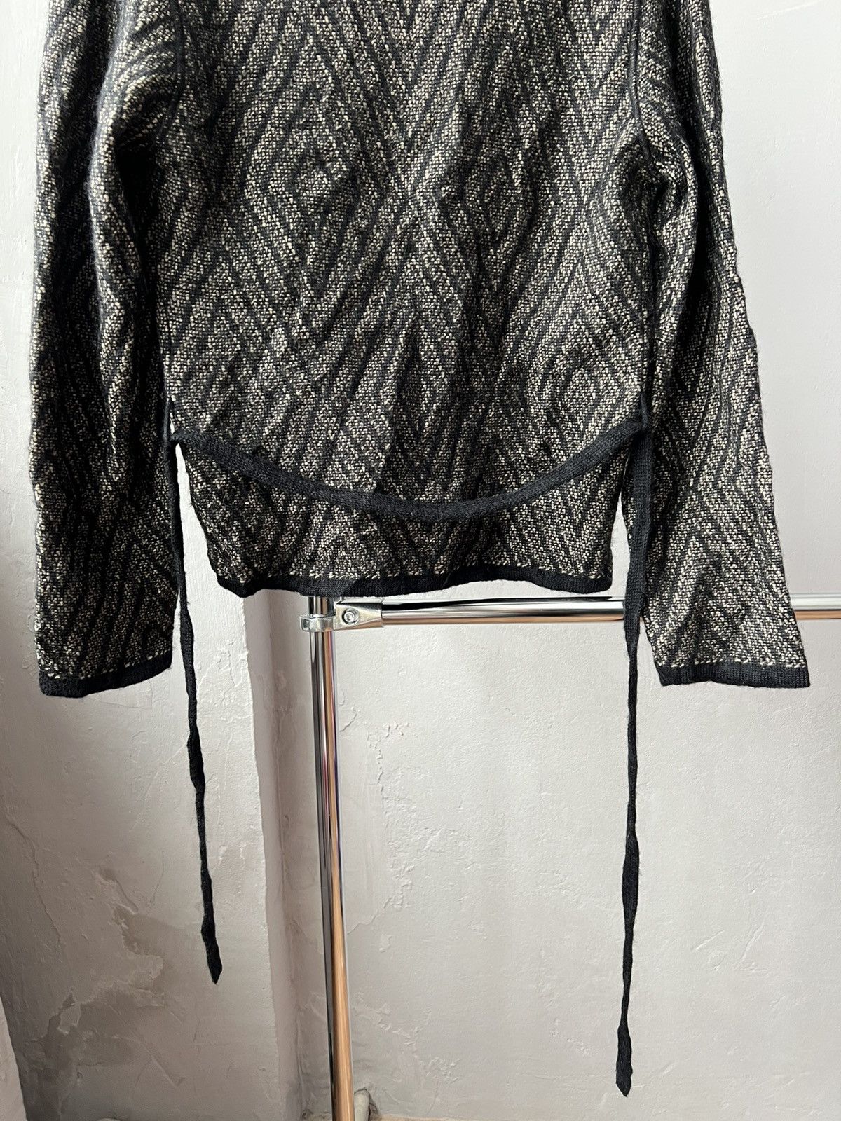 Max Mara MAX MARA ITALY CLASSIC ABSTRACT MOHAIR WOOL CARDIGAN SWEATER Size XL / US 12-14 / IT 48-50 - 13 Thumbnail