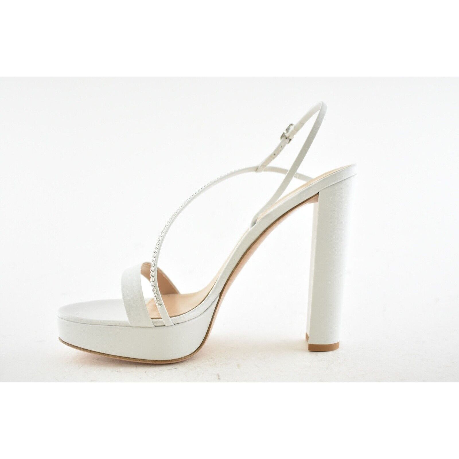 Gianvito Rossi Asymmetric Ankle Strap Platform Sandal Heel Pump 42 Size US 12 / IT 42 - 7 Thumbnail