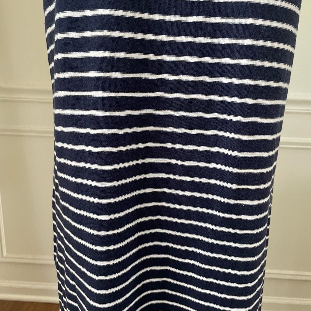 Jigsaw Jigsaw Blue White Stripe Boat Neck Dress S Size S / US 4 / IT 40 - 4 Thumbnail