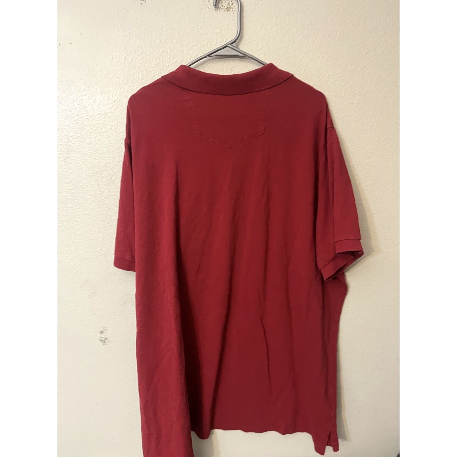 Eddie Bauer VINTAGE Eddie Bauer Polo Mens 3XL Tall Made in Solid Red Distressed 3XLT Size US XXL / EU 58 / 5 - 3 Thumbnail