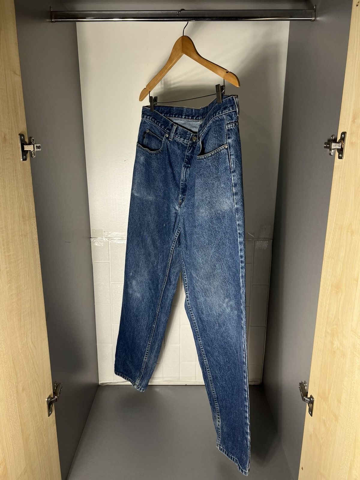 Saint Laurent Paris VINTAGE YVES SAINT LAURENT PARIS RETRO DENIM JEANS WEAR 90s Size US 38 / EU 54 - 13 Thumbnail