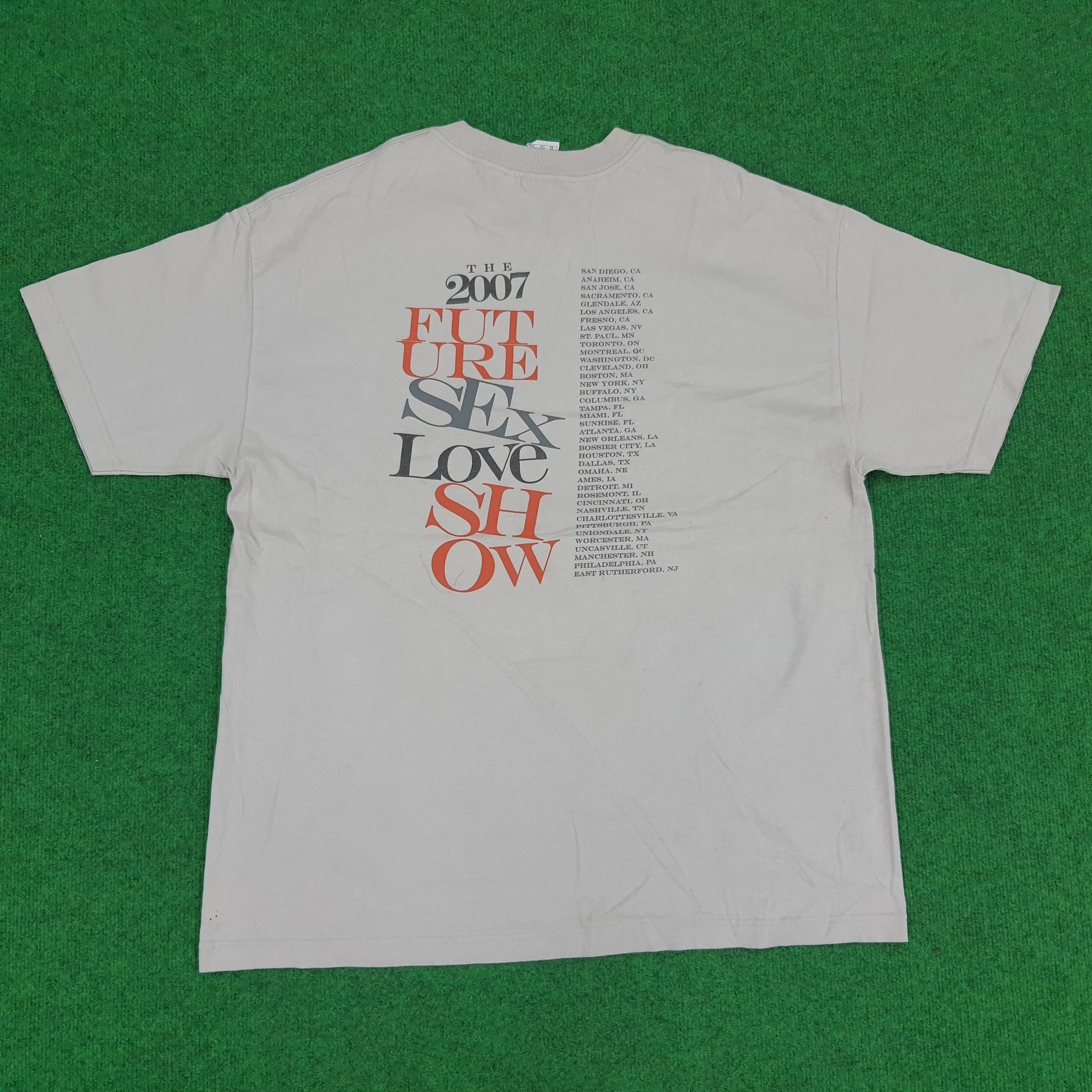 Vintage Vintage Justin Timberlake 2007 Future Sex Love Show Tees Size US XL / EU 56 / 4 - 3 Thumbnail