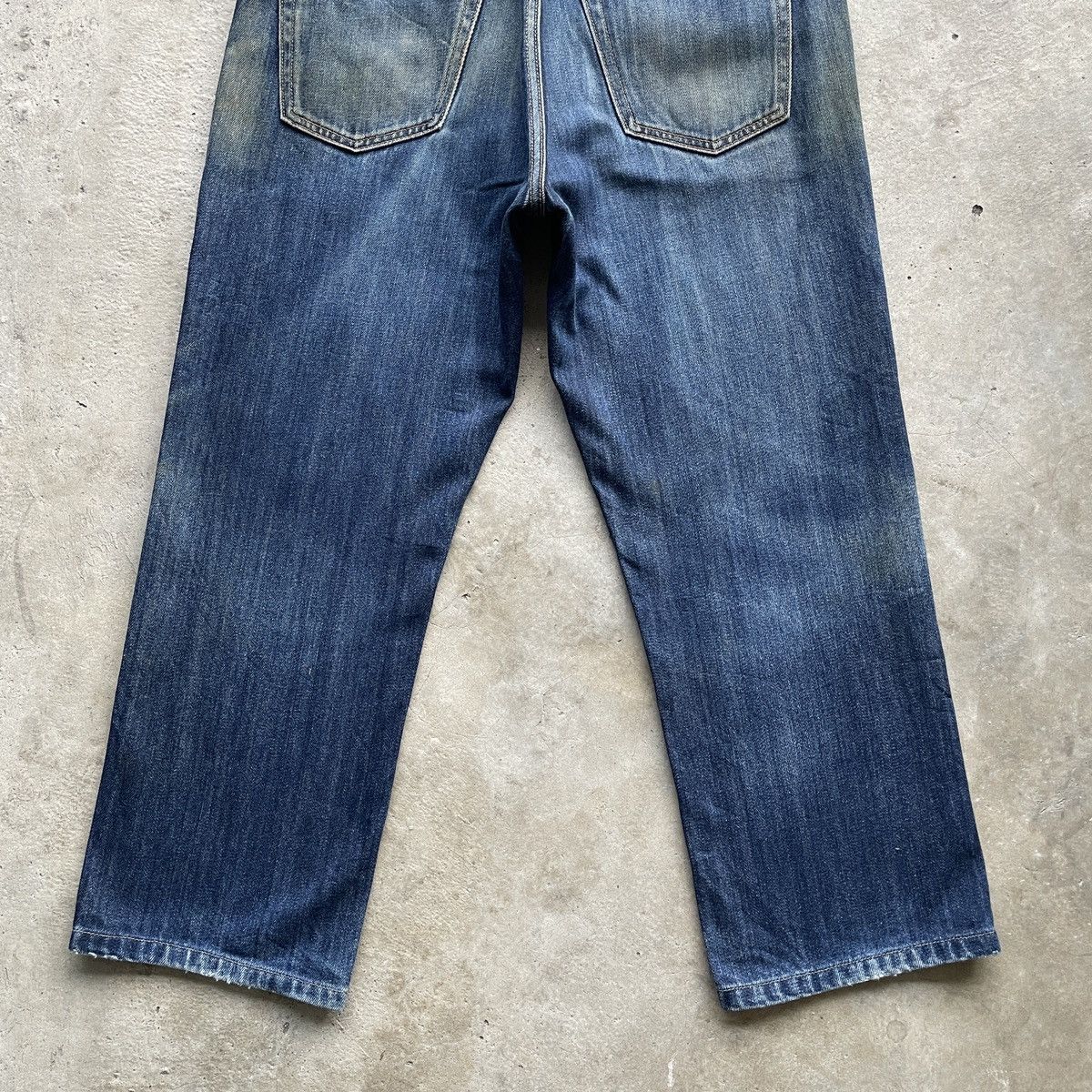 Japanese Brand Vintage Rusty Japanese Distressed Denim Jeans Pants W33 Size US 33 - 10 Thumbnail