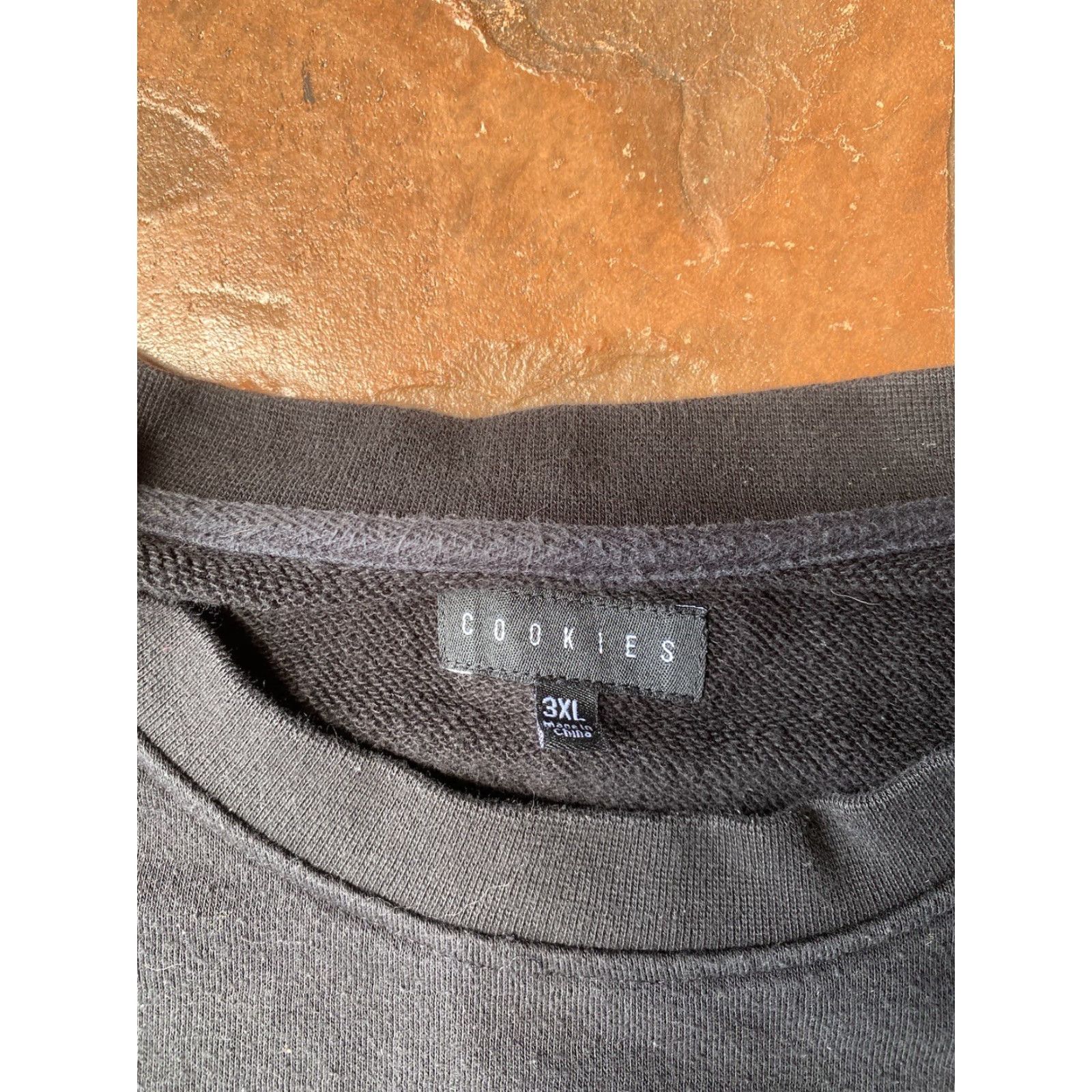 Vintage Cookies Barcode Crewneck Sweatshirt 3XL Black Pockets Streetwear Shirt Men Pullover All Seasons Graphic Print Logo Sweatshirt Cookies 3XL Mens Black Size US XXL / EU 58 / 5 - 2 Thumbnail