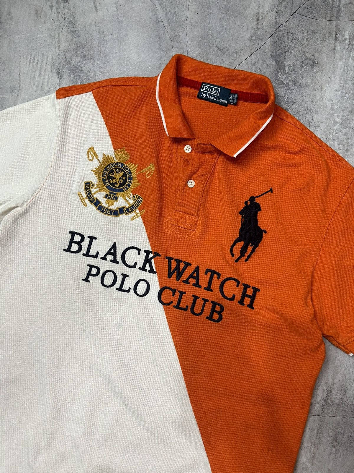 Polo Ralph Lauren × Vintage Polo Ralph Lauren blackwatch polo team big pony Size US L / EU 52-54 / 3 - 2 Thumbnail