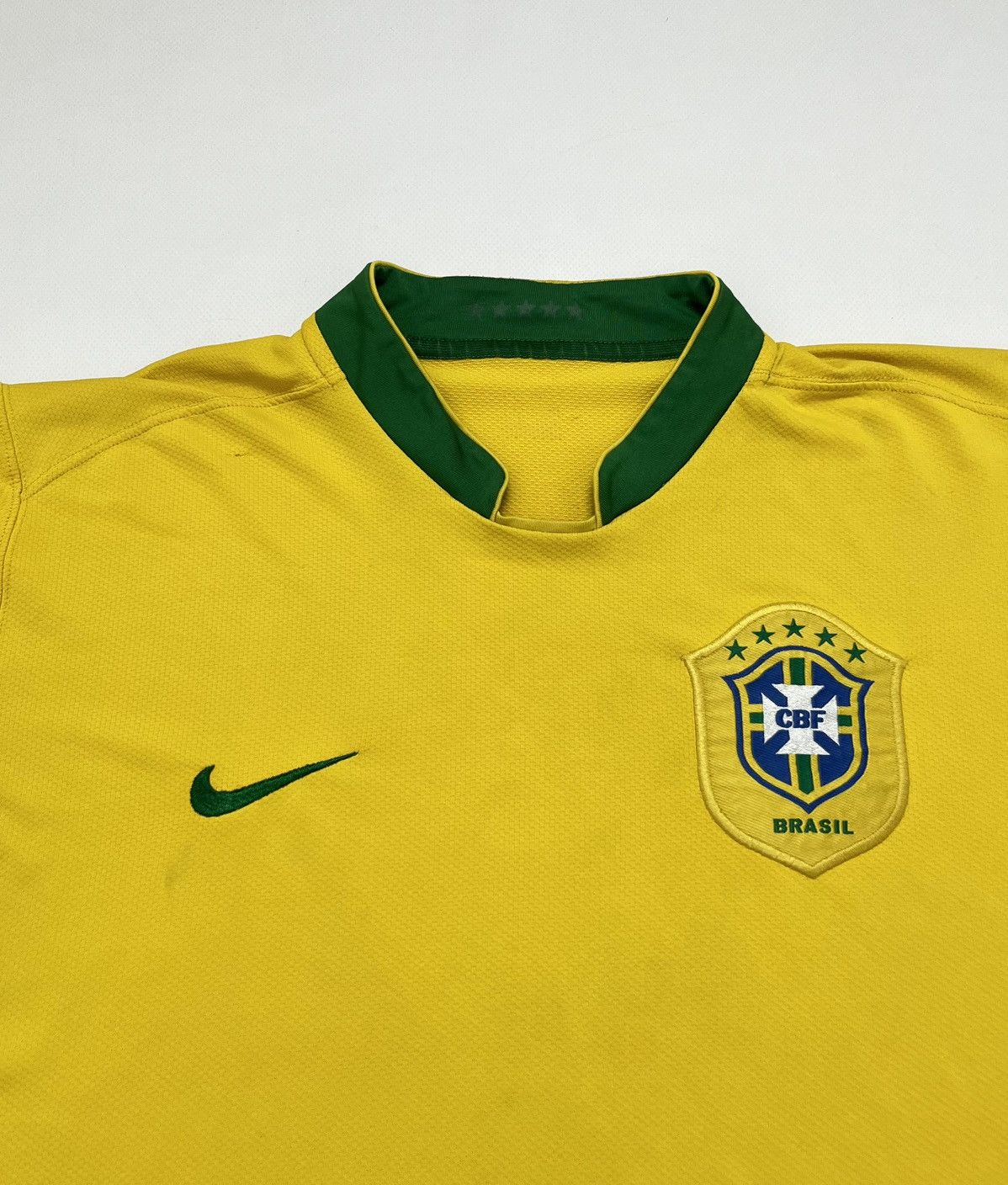 Nike Brazil Vintage Soccer Jersey 00s Size US L / EU 52-54 / 3 - 2 Thumbnail