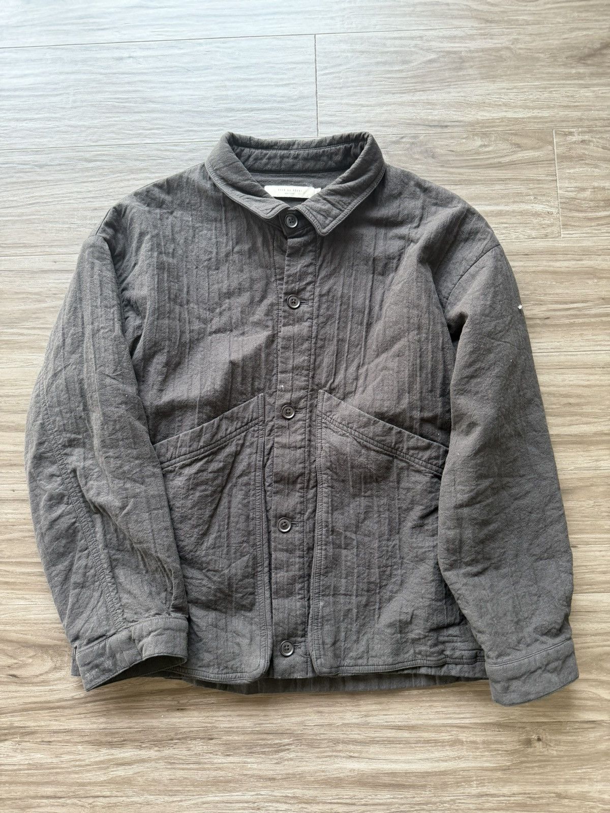 7115 by Szeki SIGNATURE PANEL POCKETS SHIRT JACKET TEXTURED EDITION Size US M / EU 48-50 / 2 - 1 Thumbnail