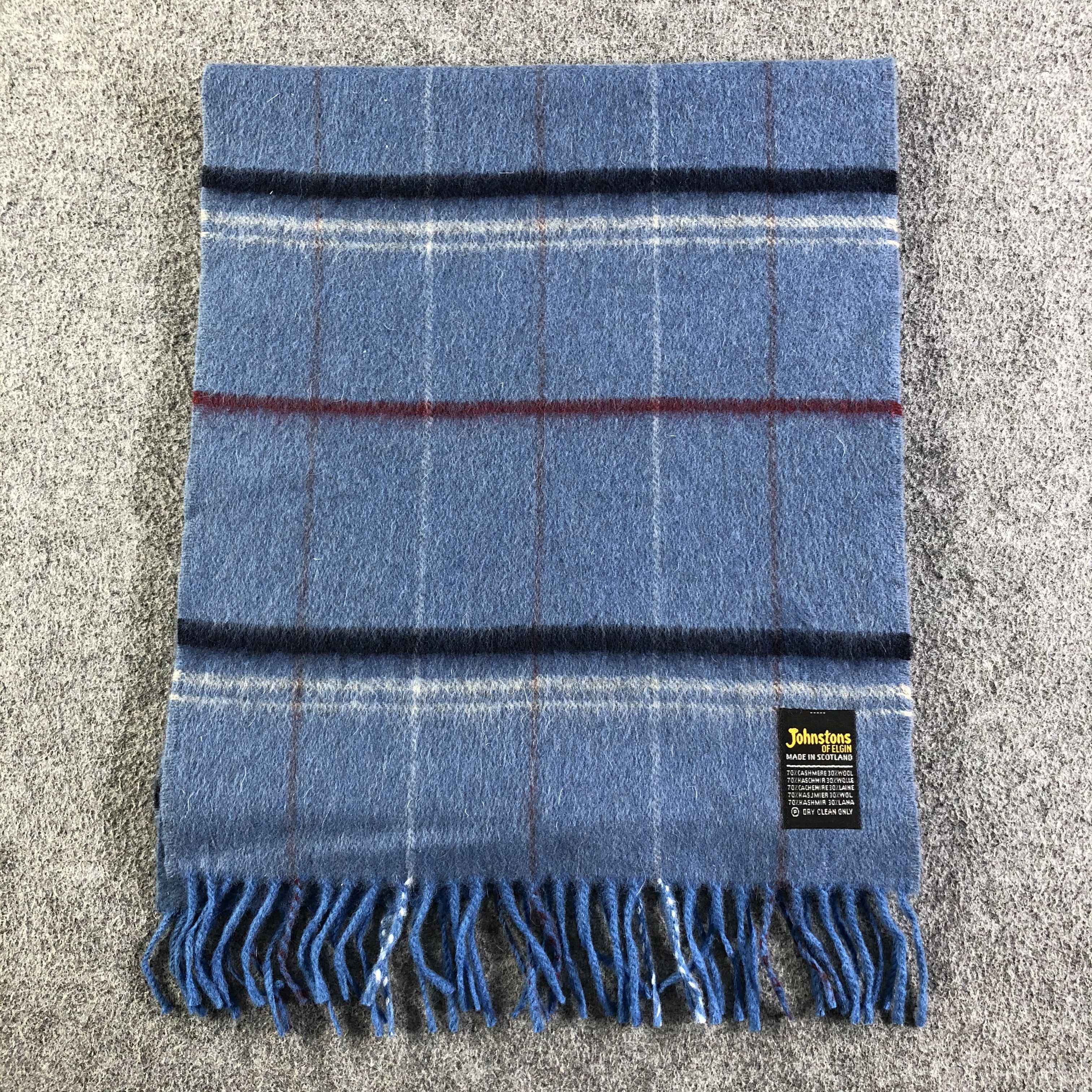 Johnstons Of Elgin Johnstons Of Elgin Cashmere Scarf / Muffler / Neckwear P142 Size ONE SIZE - 2 Thumbnail