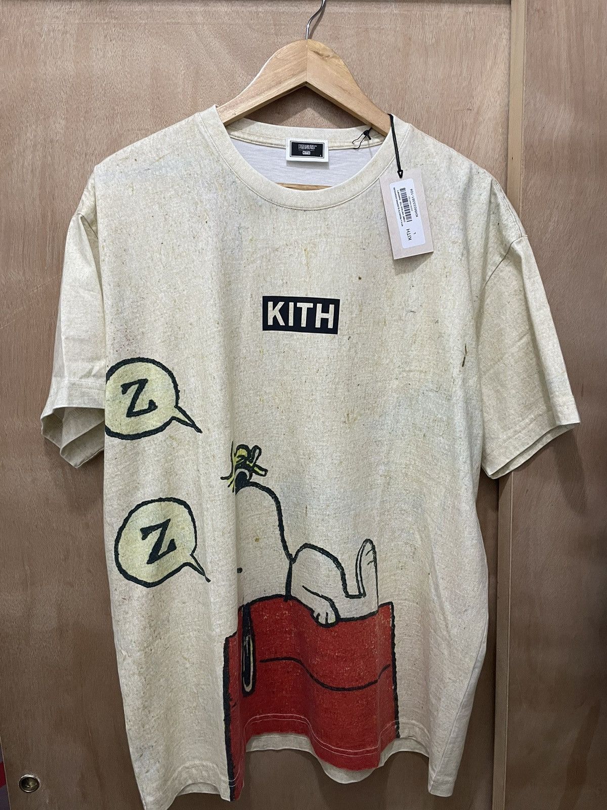Kith × Vintage Kith for peanuts sleeping doghouse comic