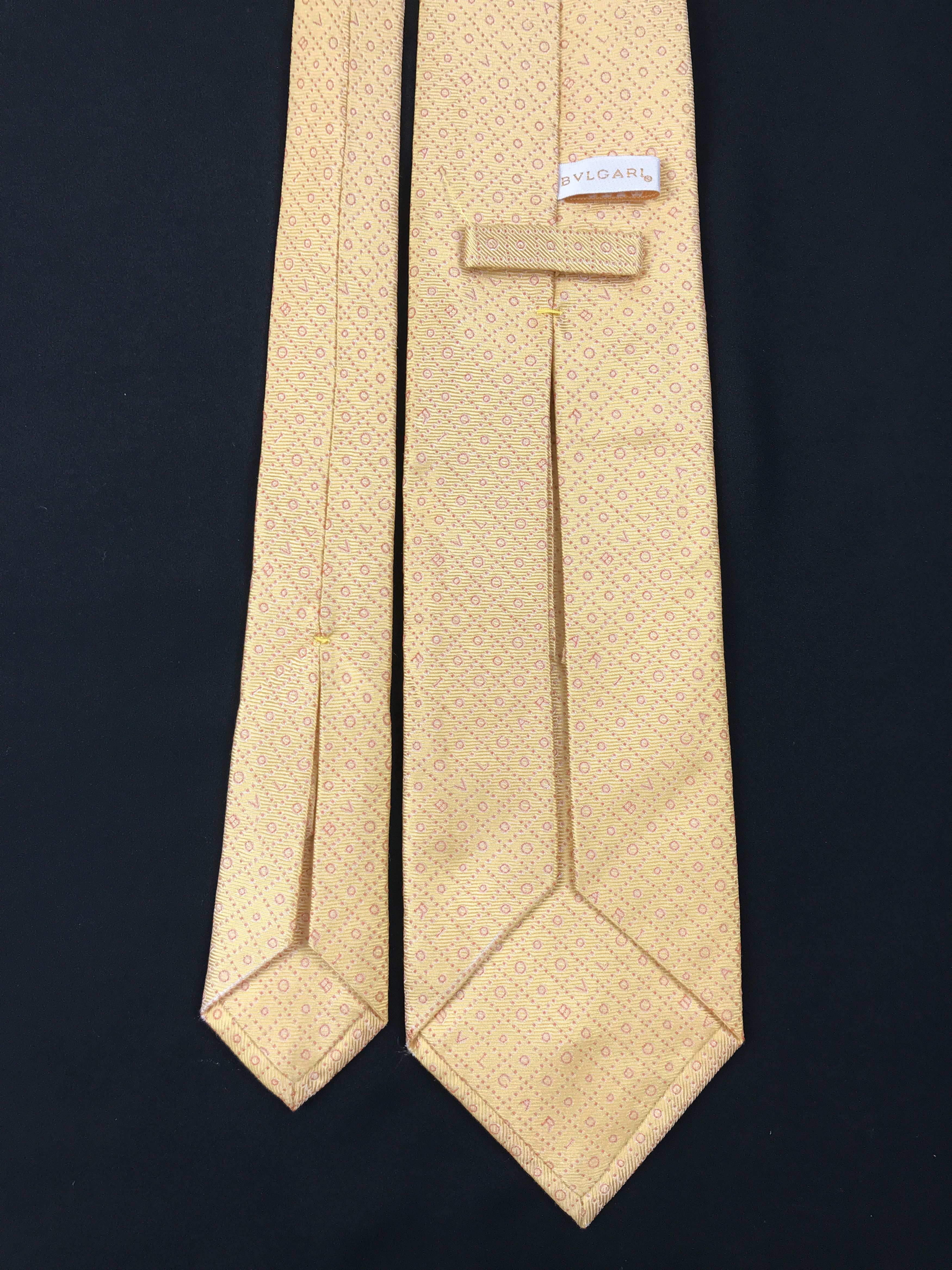 Bvlgari Vintage Bvlgari Silk Necktie Size ONE SIZE - 4 Thumbnail
