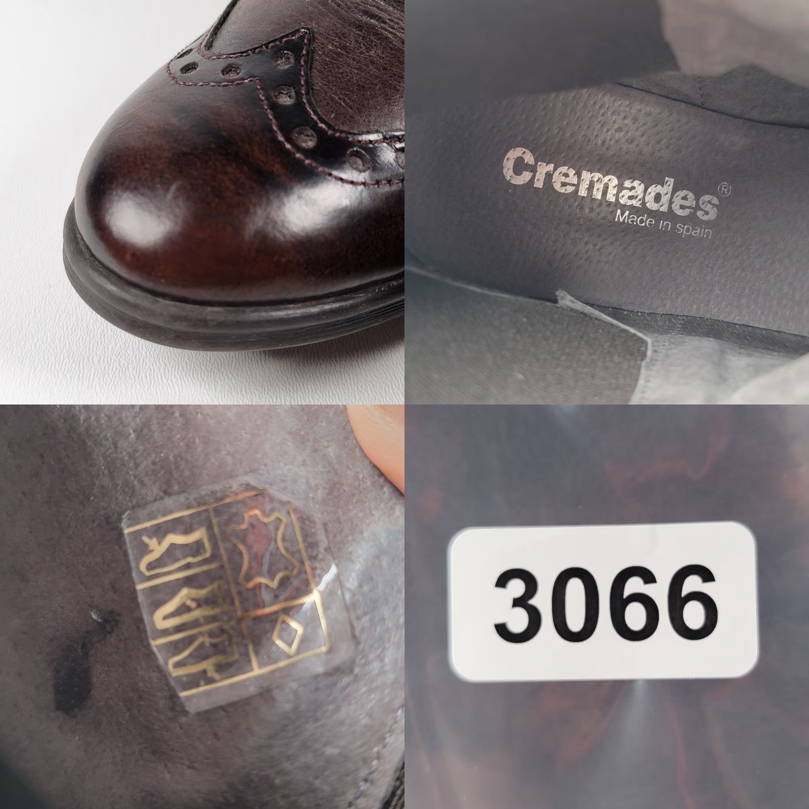 Vintage Cremades Brown Leather 39 Women's Boots Spain Leather Bootie Pull On M EU 39 US 8 Womens Size US 9 / IT 39 - 9 Thumbnail