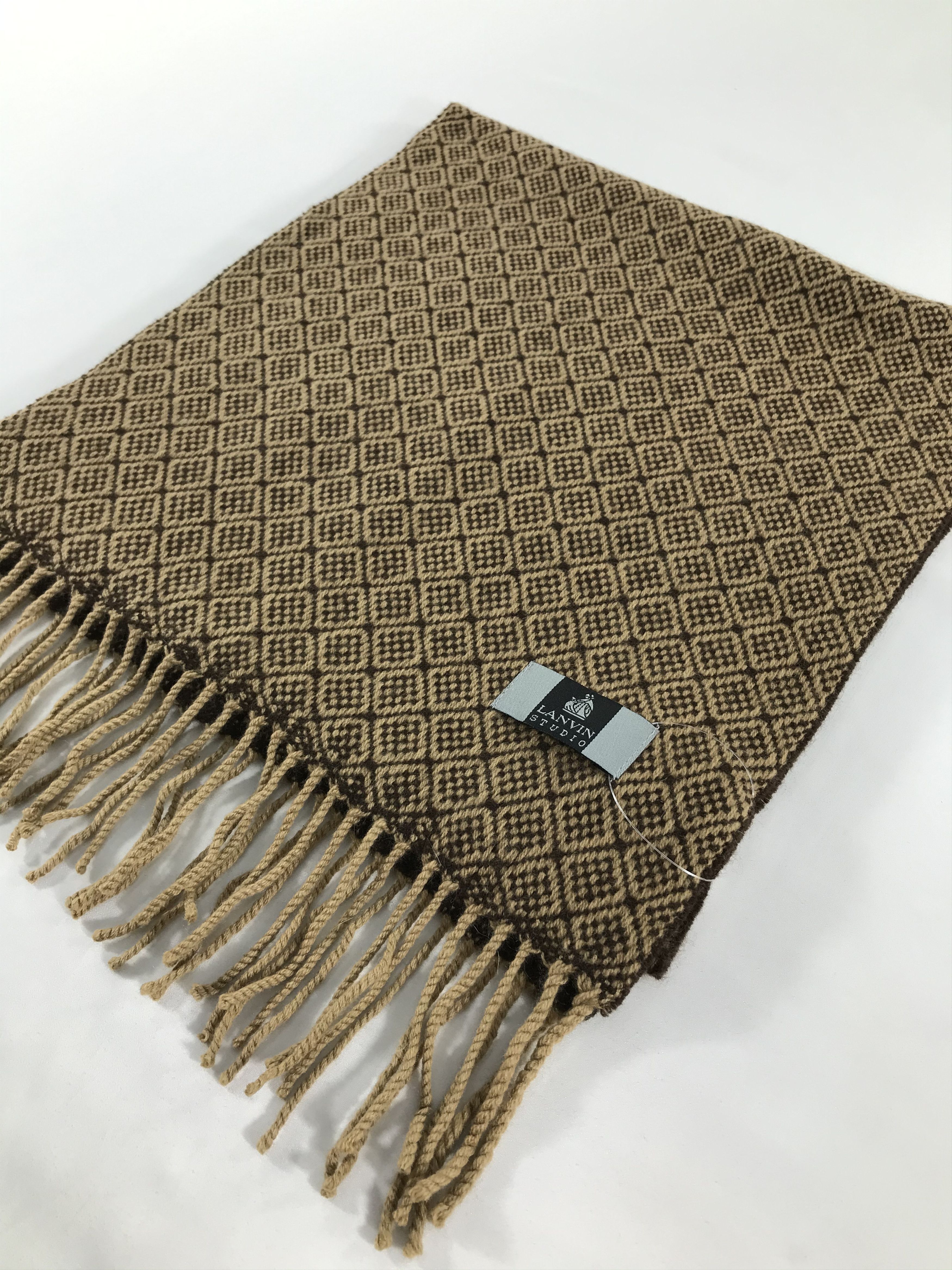 Lanvin Vintage Lanvin Scarf/Muffler/Neckwear MF1414 Size ONE SIZE - 3 Thumbnail