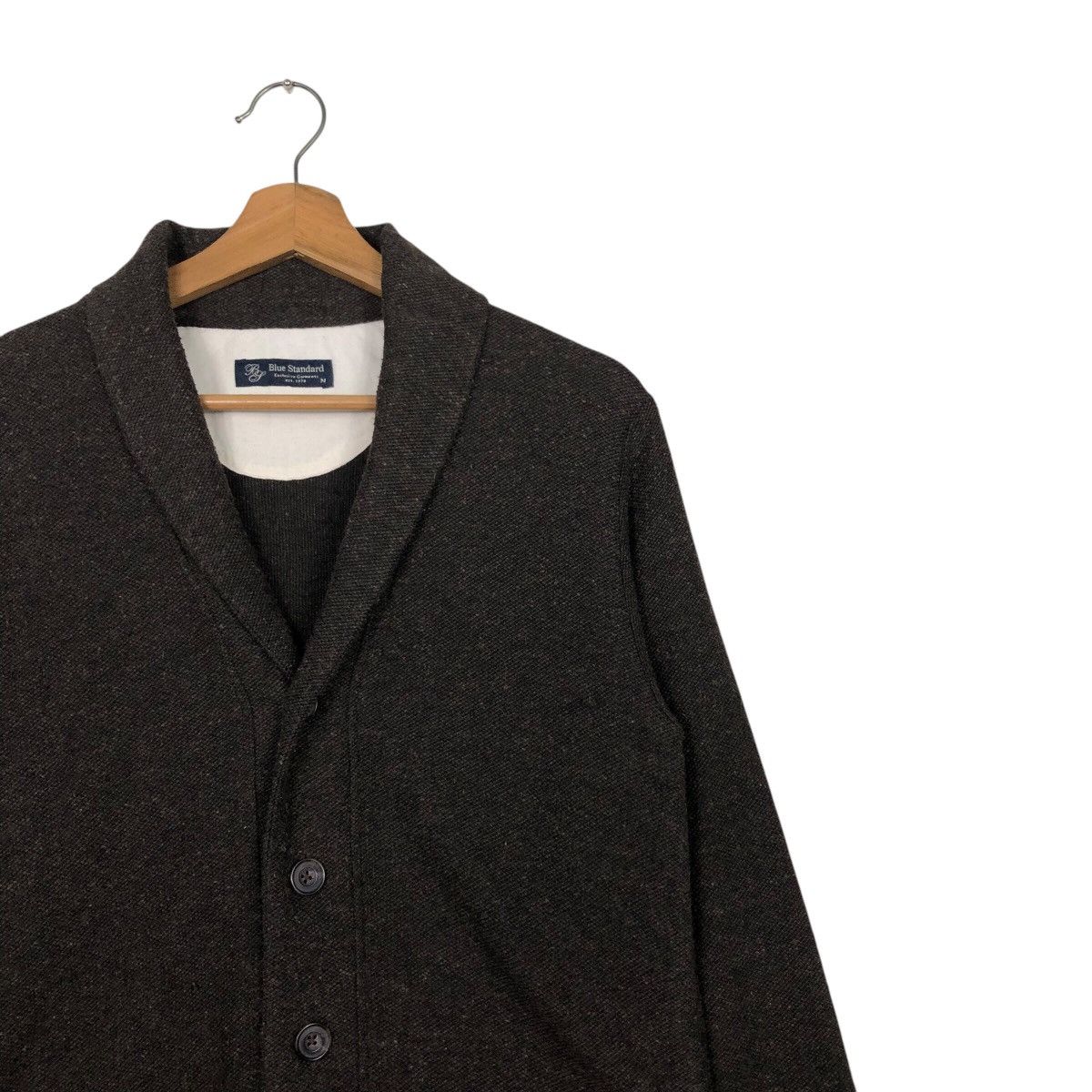 Japanese Brand × Vintage 📌Vintage Wool Chore Jacket Blue Standard Issey Miyake Size US M / EU 48-50 / 2 - 7 Thumbnail