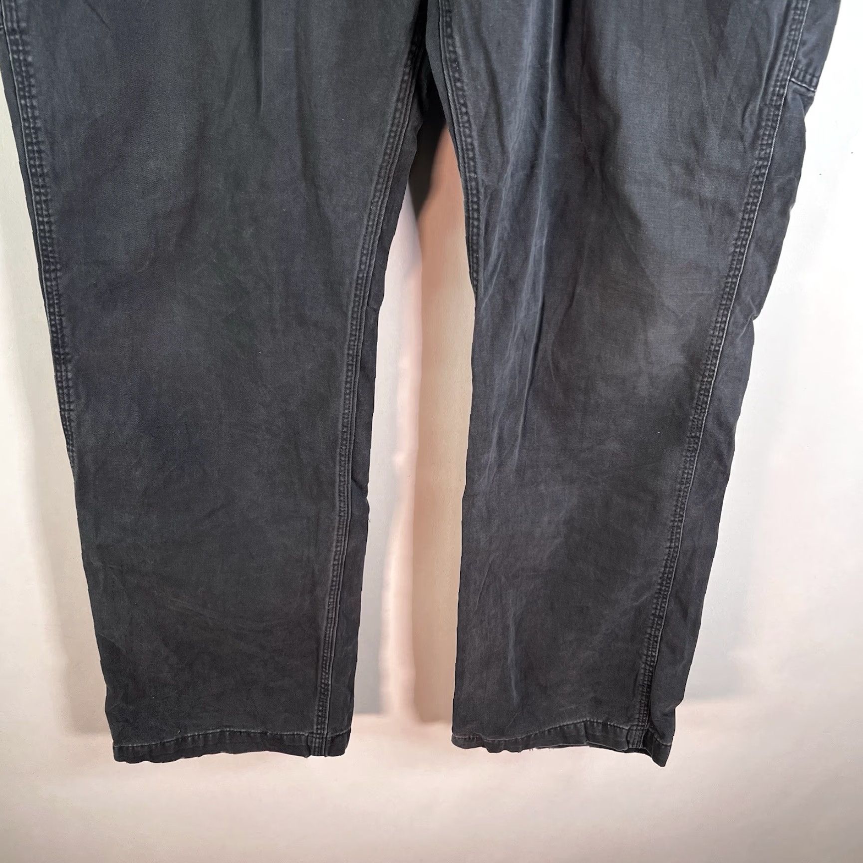 Carhartt VINTAGE Carhartt Carpenter Relaxed Work Pants Mens Size 40 X32 Black Canvas 90s Grunge Size US 40 / EU 56 - 4 Thumbnail