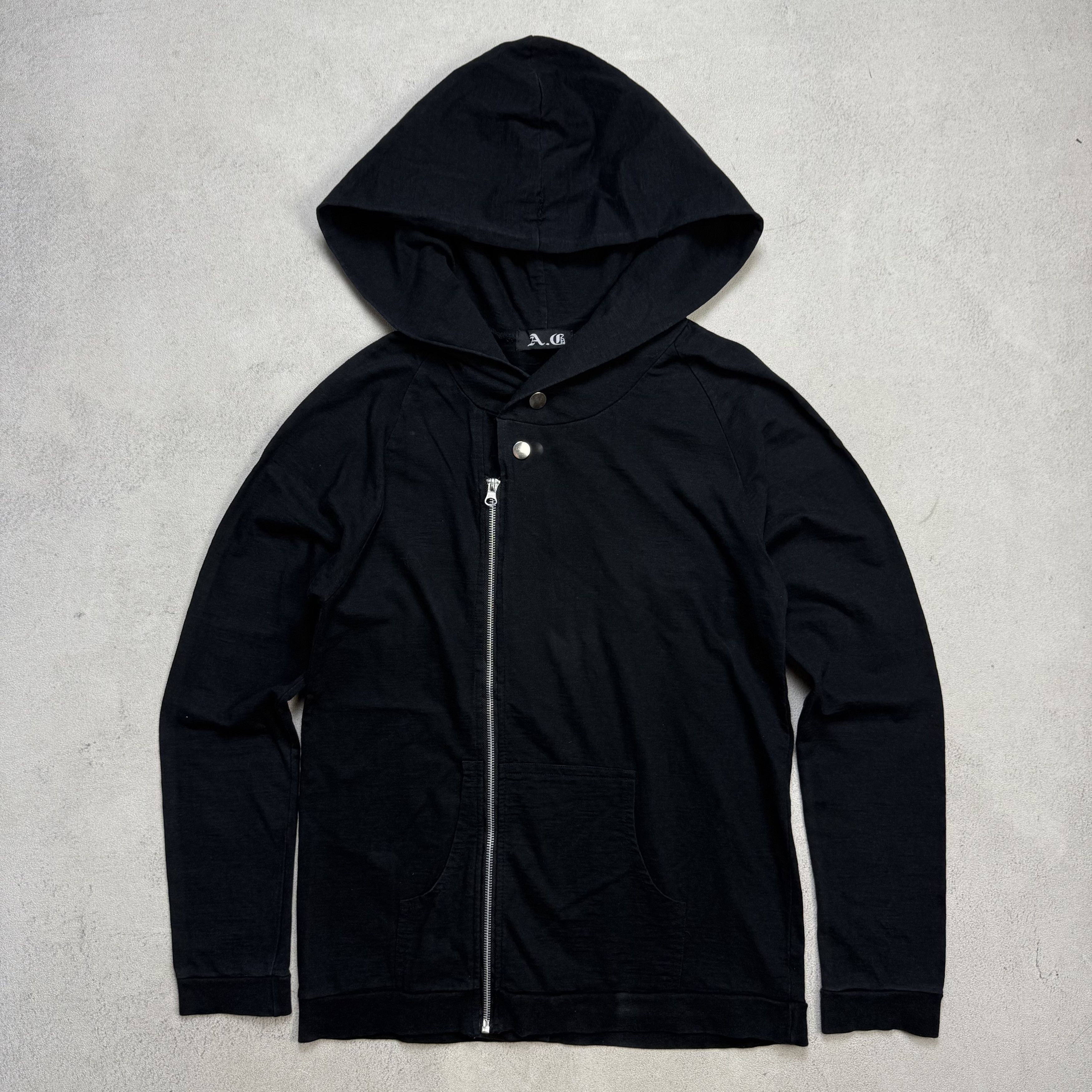 A&G Rock A&G Amal Guessous Assymetric Zip Up Hoodie Size US M / EU 48-50 / 2 - 2 Thumbnail