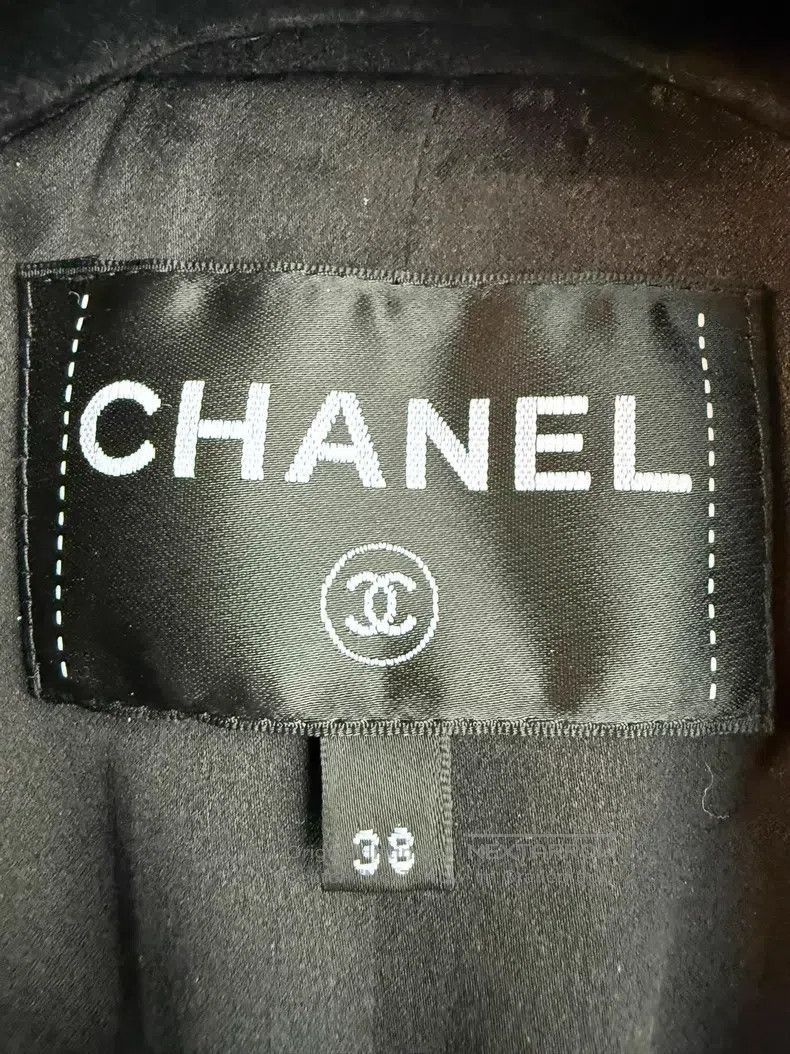 Chanel Chanel Camelia pocket black cashmere wool coat Size XS / US 0-2 / IT 36-38 - 5 Thumbnail