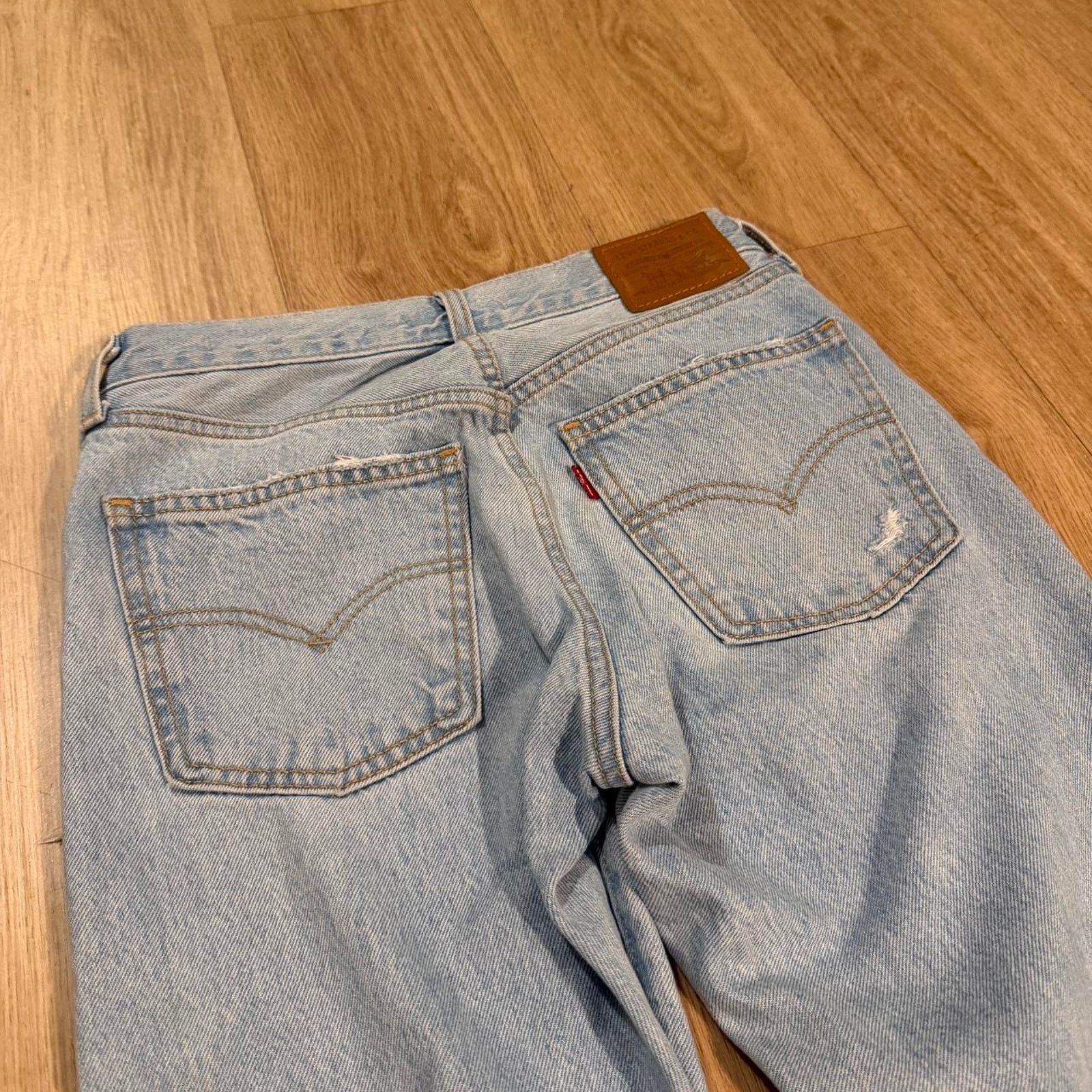 Levi's Levis middy straight distressed denim Size 25" / US 0 / IT 36 - 7 Thumbnail