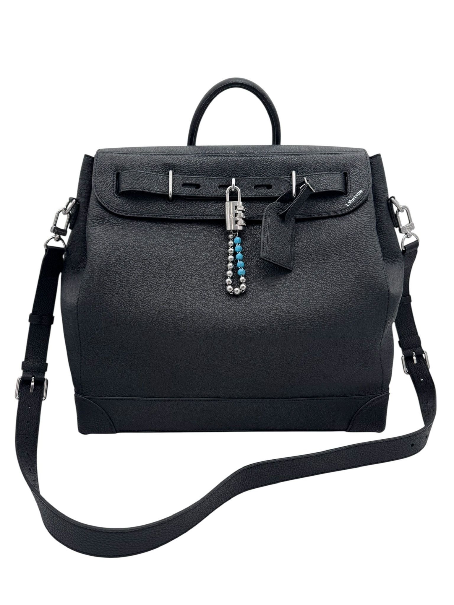 Louis Vuitton 2024 Louis Vuitton Steamer 40 Black Leather Size ONE SIZE - 1 Thumbnail