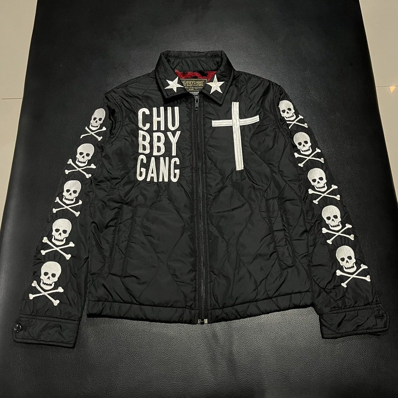 14th Addiction Avant Garde Chubby Gang New Rock Cross Bones Jacket Size XS / US 0-2 / IT 36-38 - 1 Thumbnail
