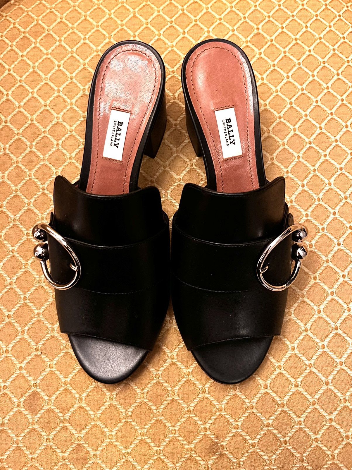 Bally Vintage black Bally mules Size US 7.5 / IT 37.5 - 3 Thumbnail