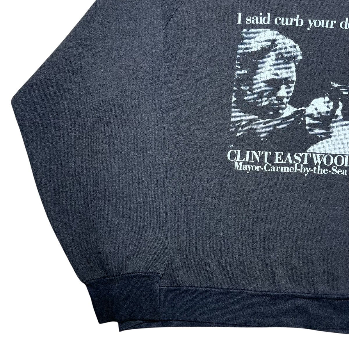 Other 1990s Clint Eastwood I Said Curb Your Dog Movie Sweatshirt Size US L / EU 52-54 / 3 - 17 Thumbnail