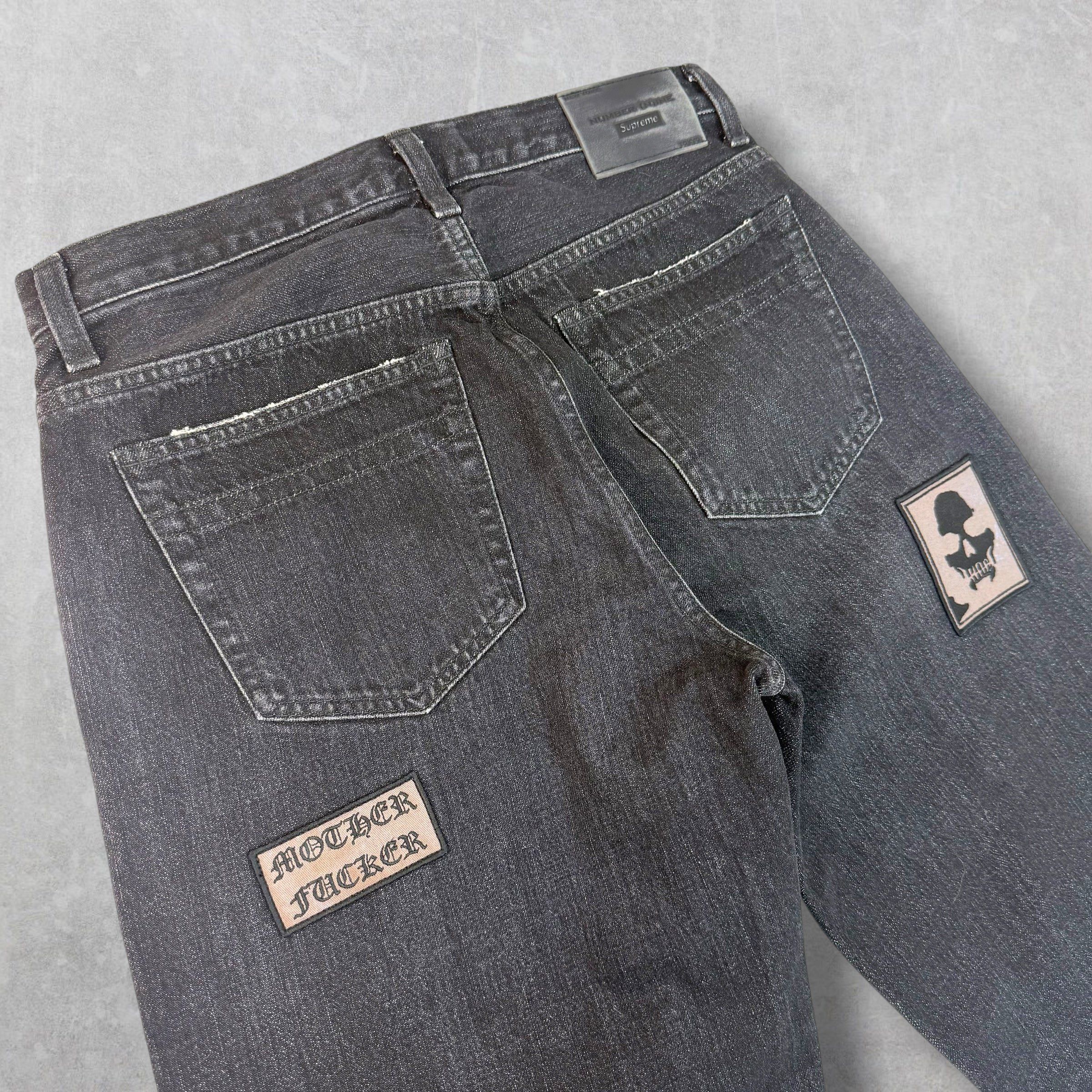 Supreme Supreme x Number (N)ine patches Black Jeans 30 Size US 30 / EU 46 - 5 Thumbnail