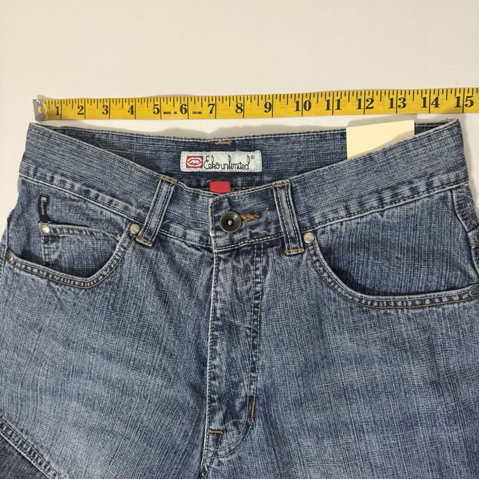 Ecko Unltd. Vintage Y2K Ecko Jorts Wide Baggy Barrel Streetwear Unisex Size US 30 / EU 46 - 5 Thumbnail