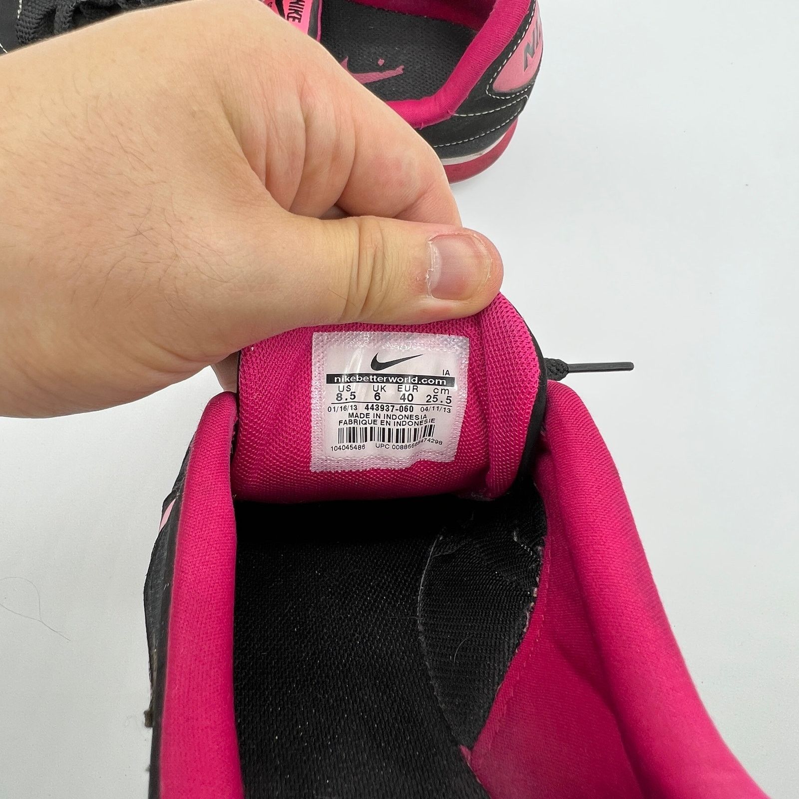 Other Nike Women's Shoes Size 8.5 Pink and Black Color Size US 8.5 / IT 38.5 - 3 Thumbnail