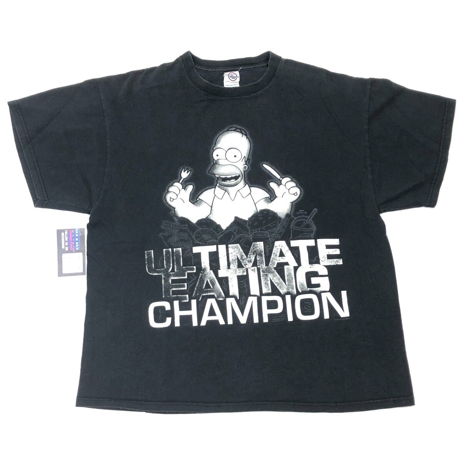 The Simpsons × Vintage 2008 The Simpsons Homer Eating Champion Funny Tee size XL Size US XL / EU 56 / 4 - 1 Thumbnail