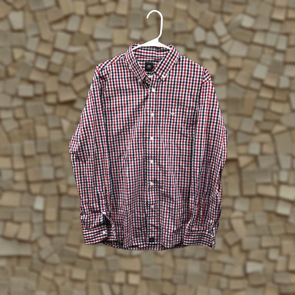 Dockers Dockers Shirt Mens L Multicolor Striped Button Down Collar Long Sleeve Size US L / EU 52-54 / 3 - 1 Thumbnail