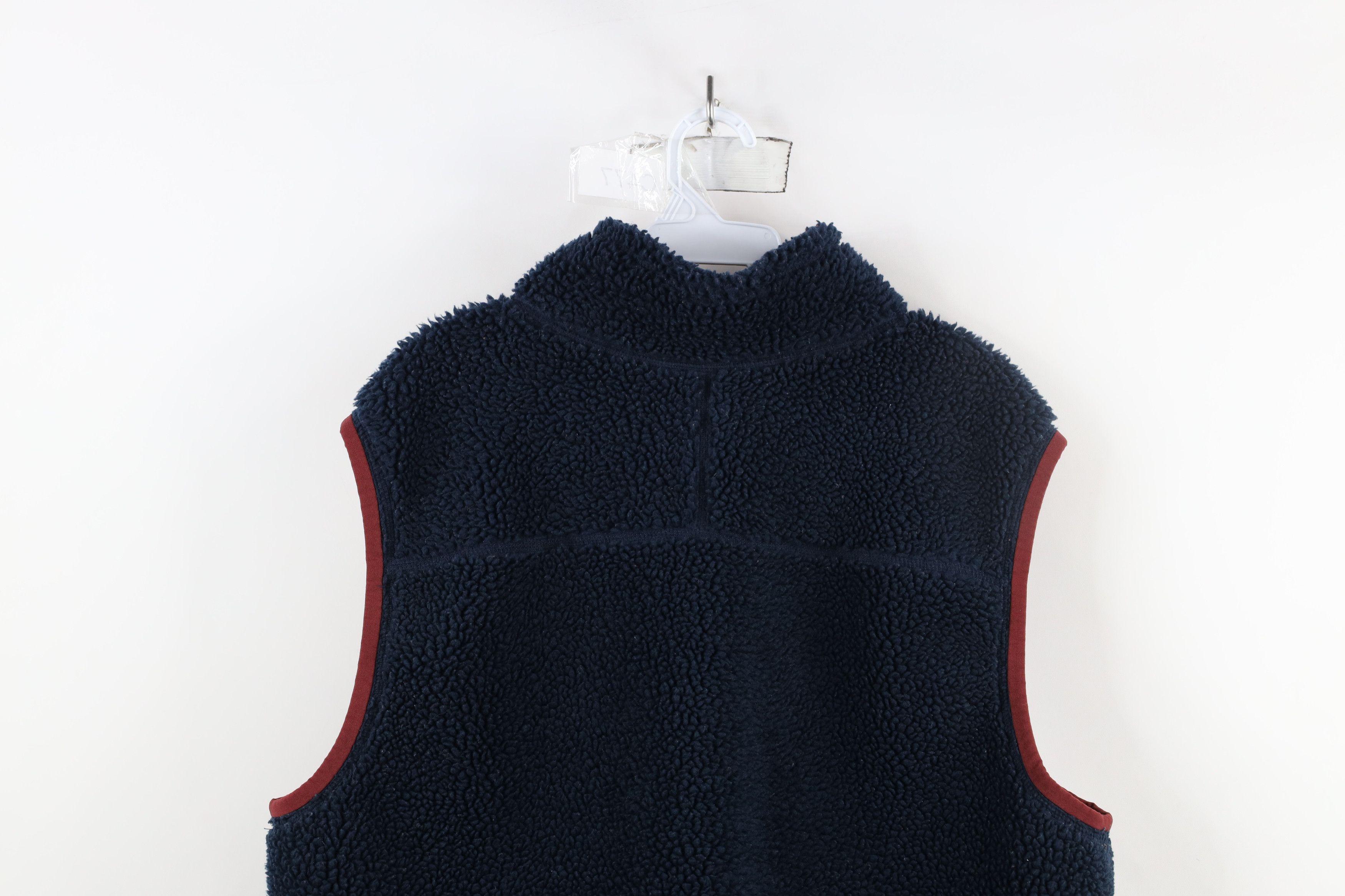 L.L. Bean Vintage LL Bean Deep Pile Fleece Full Zip Vest jacket Blue Size US XL / EU 56 / 4 - 13 Thumbnail