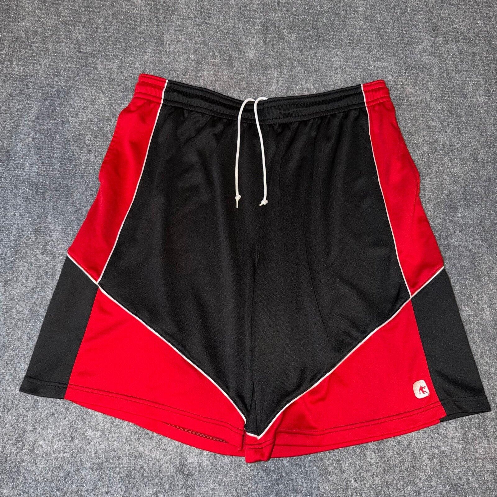 JW Anderson AND1 Red/Black Baggy Hoop Shorts Mens 3XL Vtg y2k 90s Rare Size US 44 / EU 60 - 1 Thumbnail