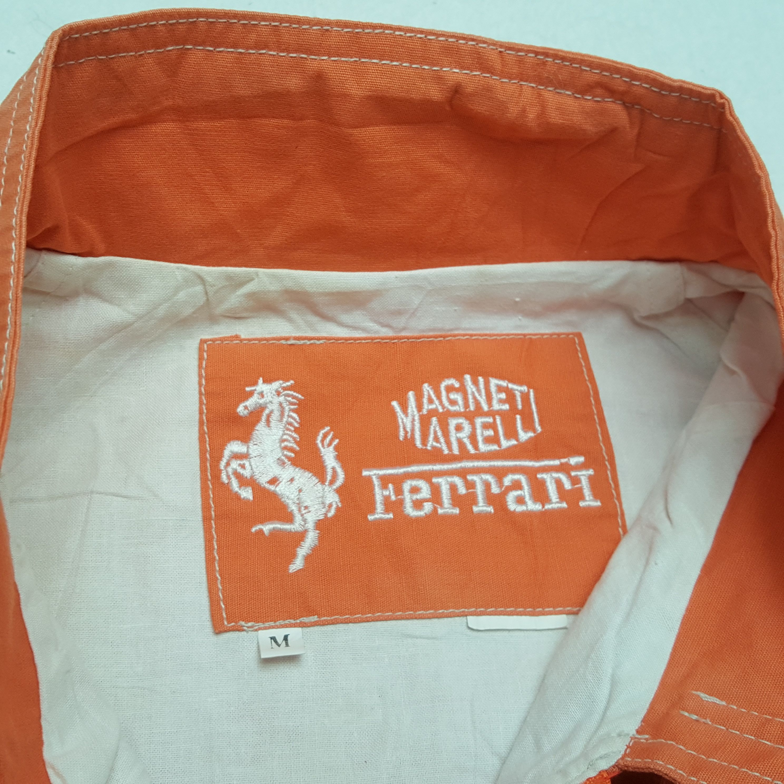 Ferrari × Vintage FERRARI MAGNETI MARELLI Logo Design Motorsports Jacket Size US L / EU 52-54 / 3 - 8 Thumbnail