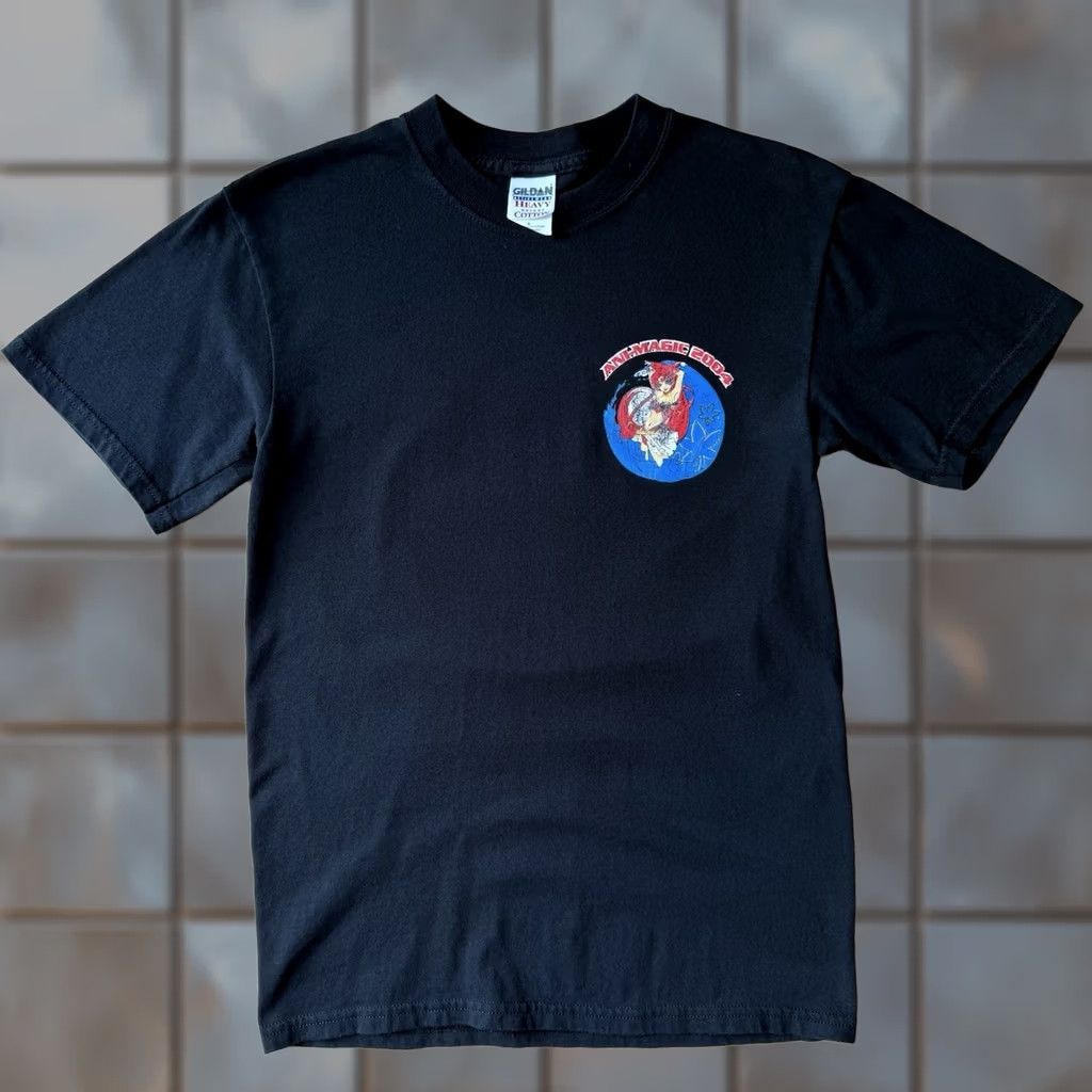 Vintage VINTAGE Ani Magic Shirt Small Black Y2K Anime Promo Japan Art Manga Streetwear Shirt Mens S Black Graphic Print 90s Anime Theme Alice in Wonderland Size US S / EU 44-46 / 1 - 1 Thumbnail
