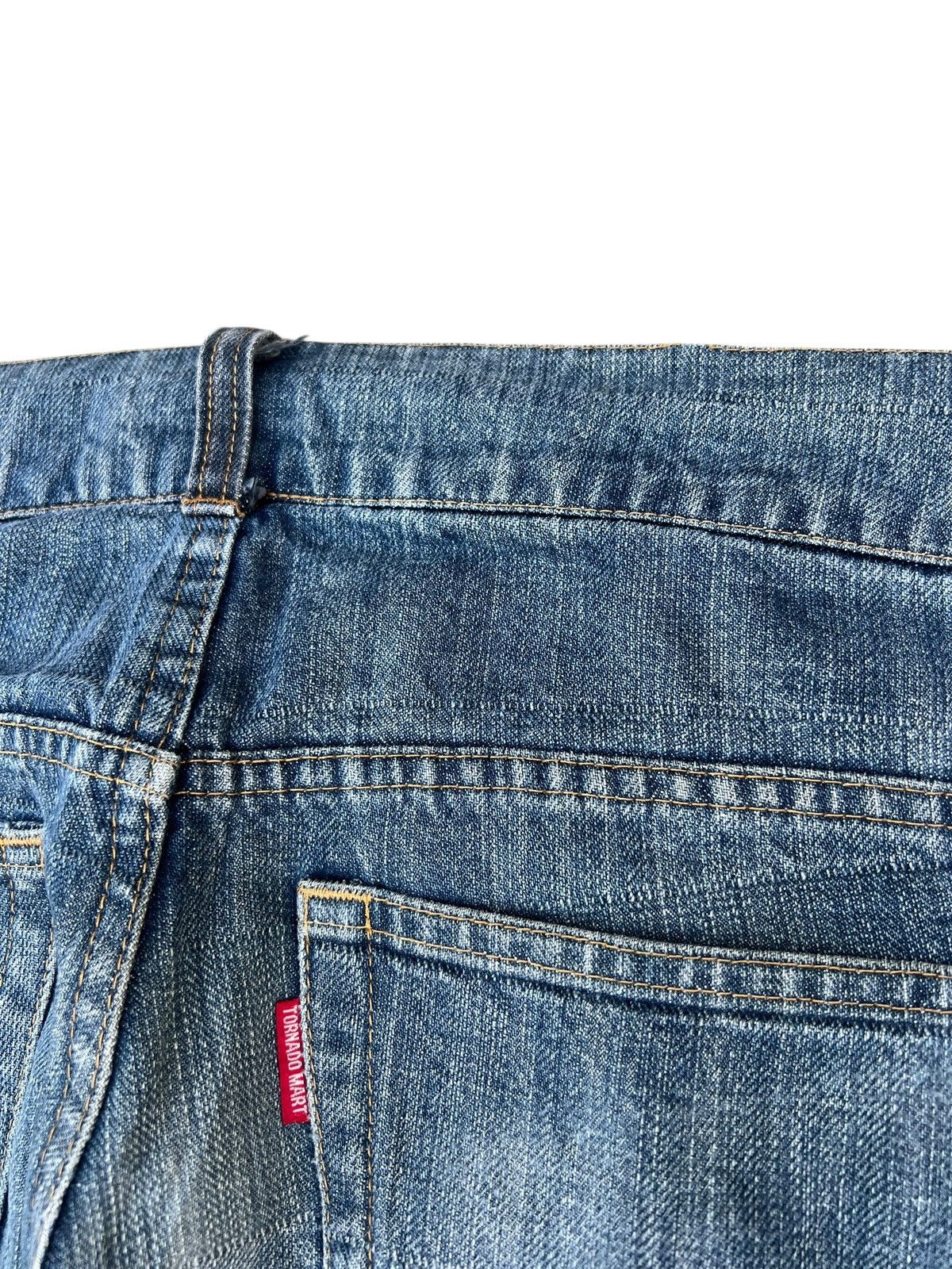 Tornado Mart Archive Tornado Mart Patchwork Denim Super Flare Jeans Size US 31 - 19 Thumbnail