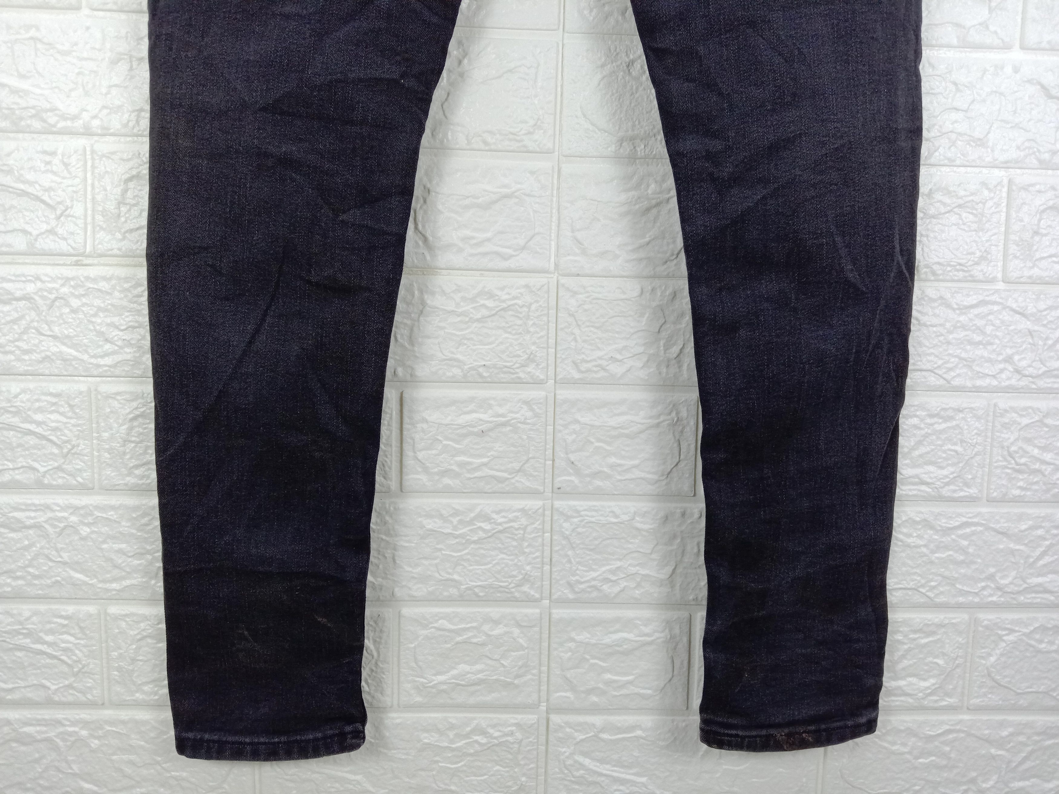 Levi's Vintage Levi's 535 Faded Black Jeans Super Skinny Denim Size 32" / US 10 / IT 46 - 8 Thumbnail
