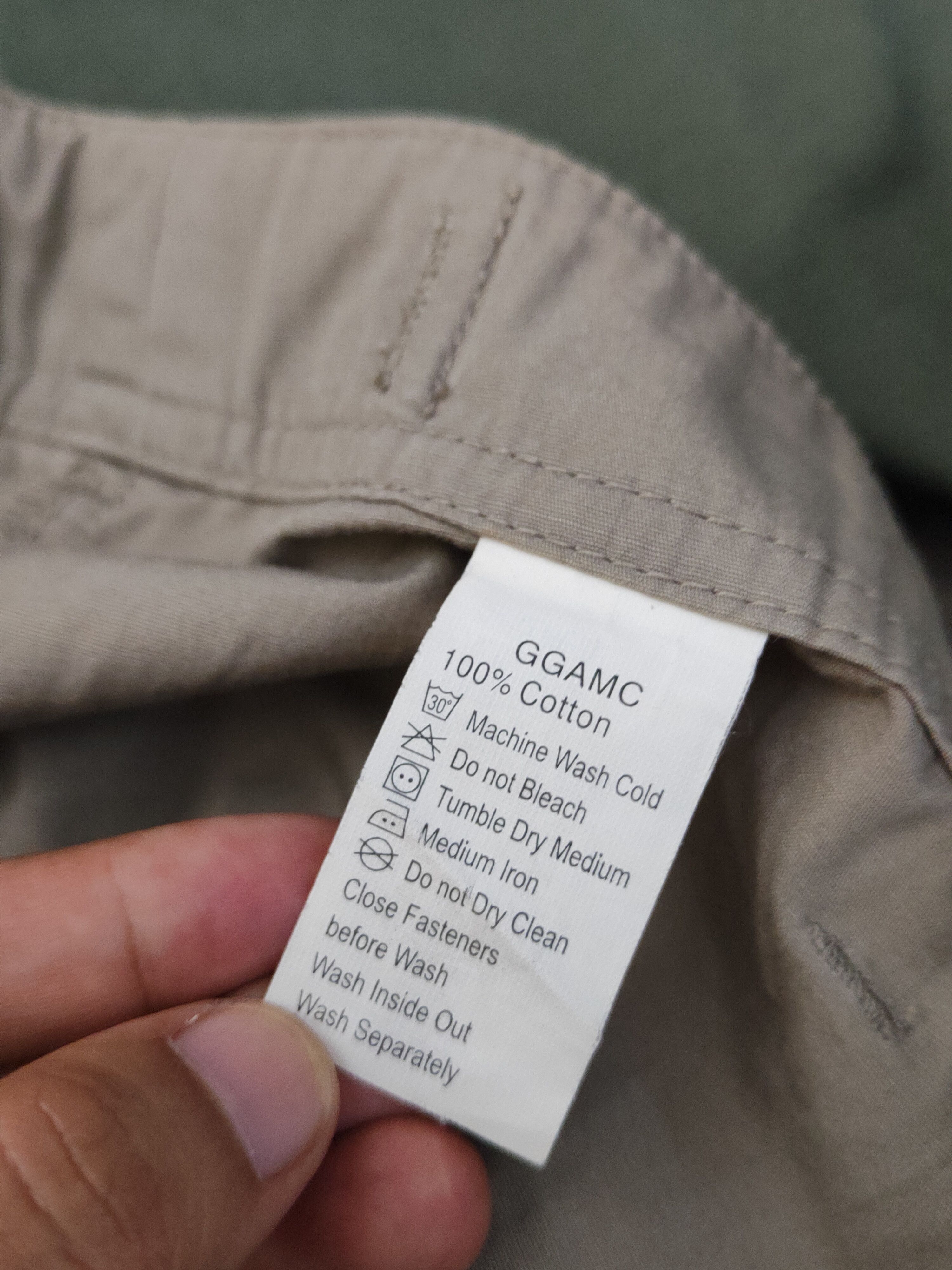 Giordano Giordano Khaki Multipocket Tactical Cargo Pants #W1581 Size 29" - 12 Thumbnail