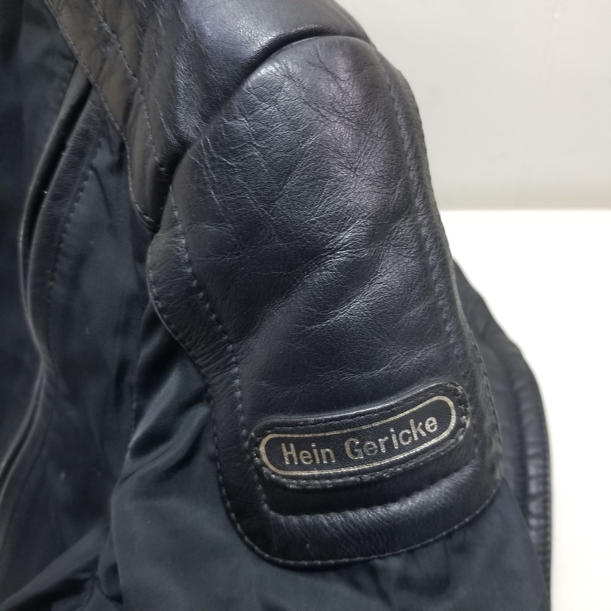 Hein Gericke Hein Gericke L Black Leather Motorcycle Jacket Moto Cafe Rac Size US L / EU 52-54 / 3 - 5 Thumbnail