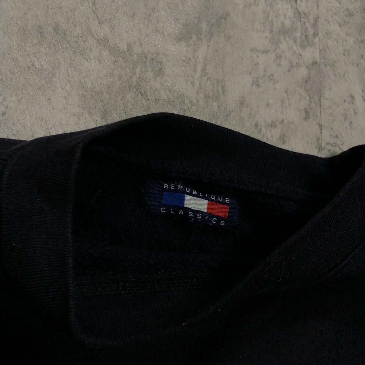 Other Black vintage USA crewneck sweatshirt with embroidered logo Size US S / EU 44-46 / 1 - 3 Thumbnail
