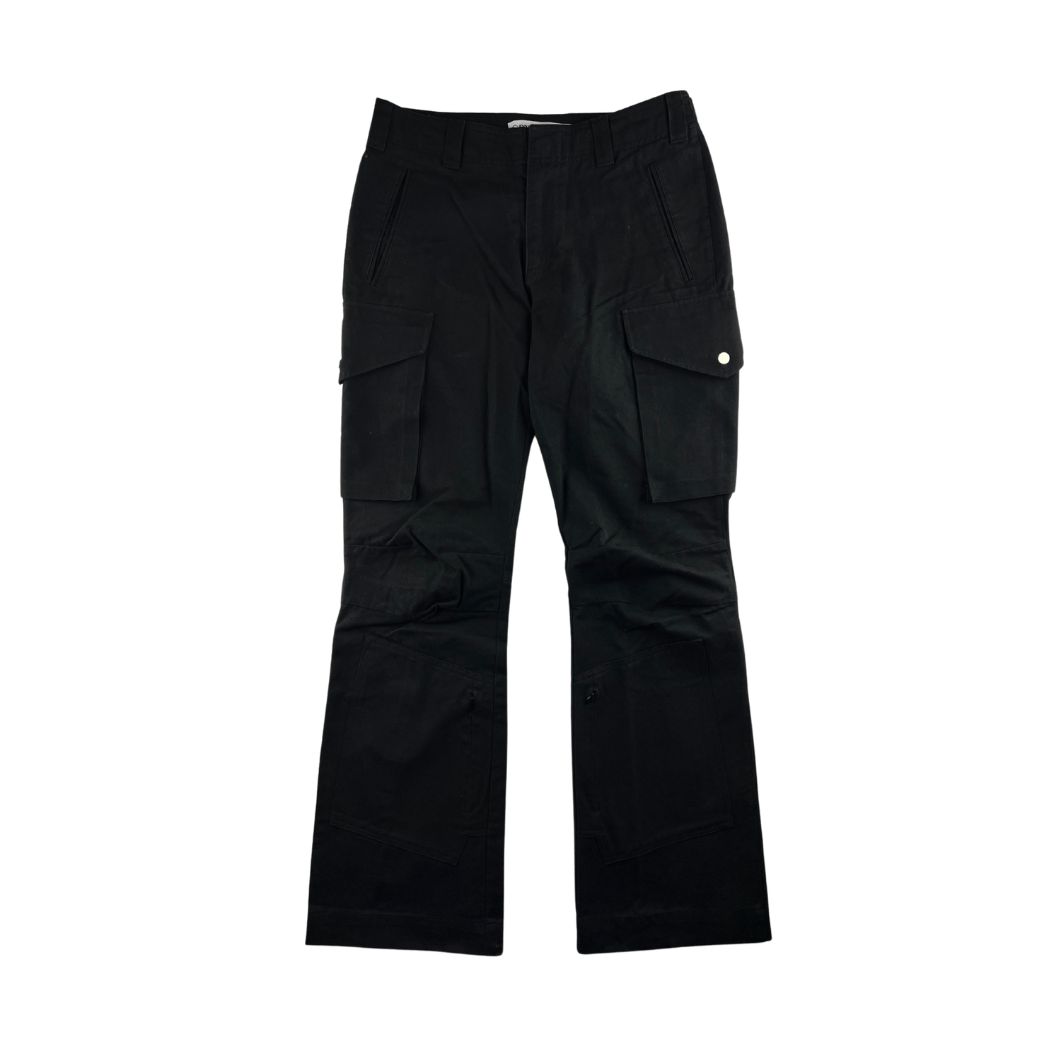 CMMAWEAR Cmmawear Hourglass Ink Black Back Zip Cargo Pants Size US 30 / EU 46 - 2 Thumbnail