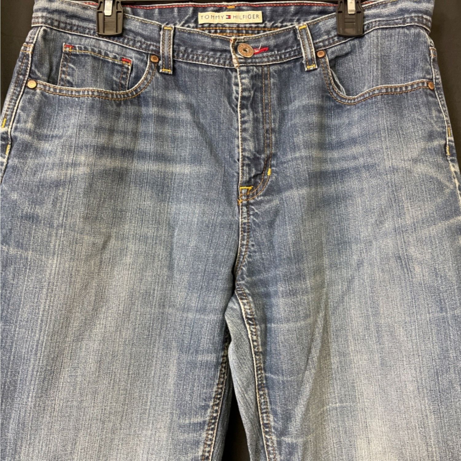 Tommy Hilfiger Tommy Hilfiger Women's Blue Jeans/Straight Leg Sz 14R SKU 44 Size 36" / US 14 / IT 50 - 2 Thumbnail