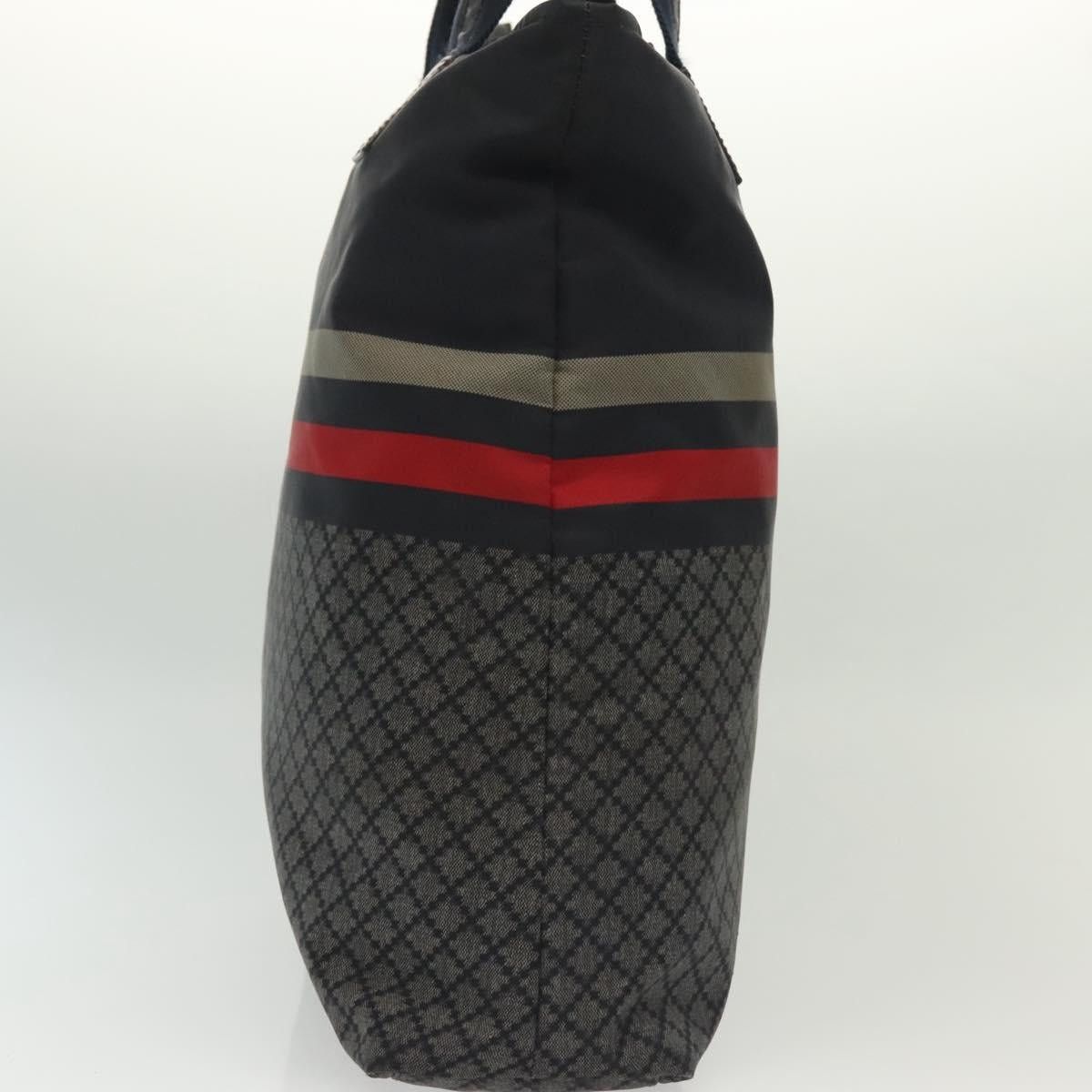 Gucci GUCCI Diamante Hand Bag Nylon Navy Gray Silver Size ONE SIZE - 6 Thumbnail