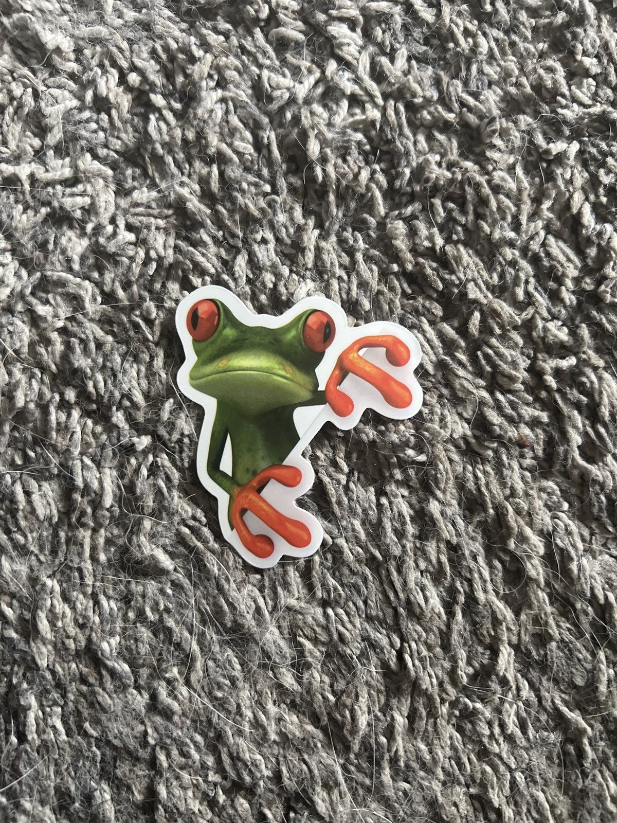 Hypebeast Red Eyed Tree Frog Sticker Size ONE SIZE - 1 Thumbnail