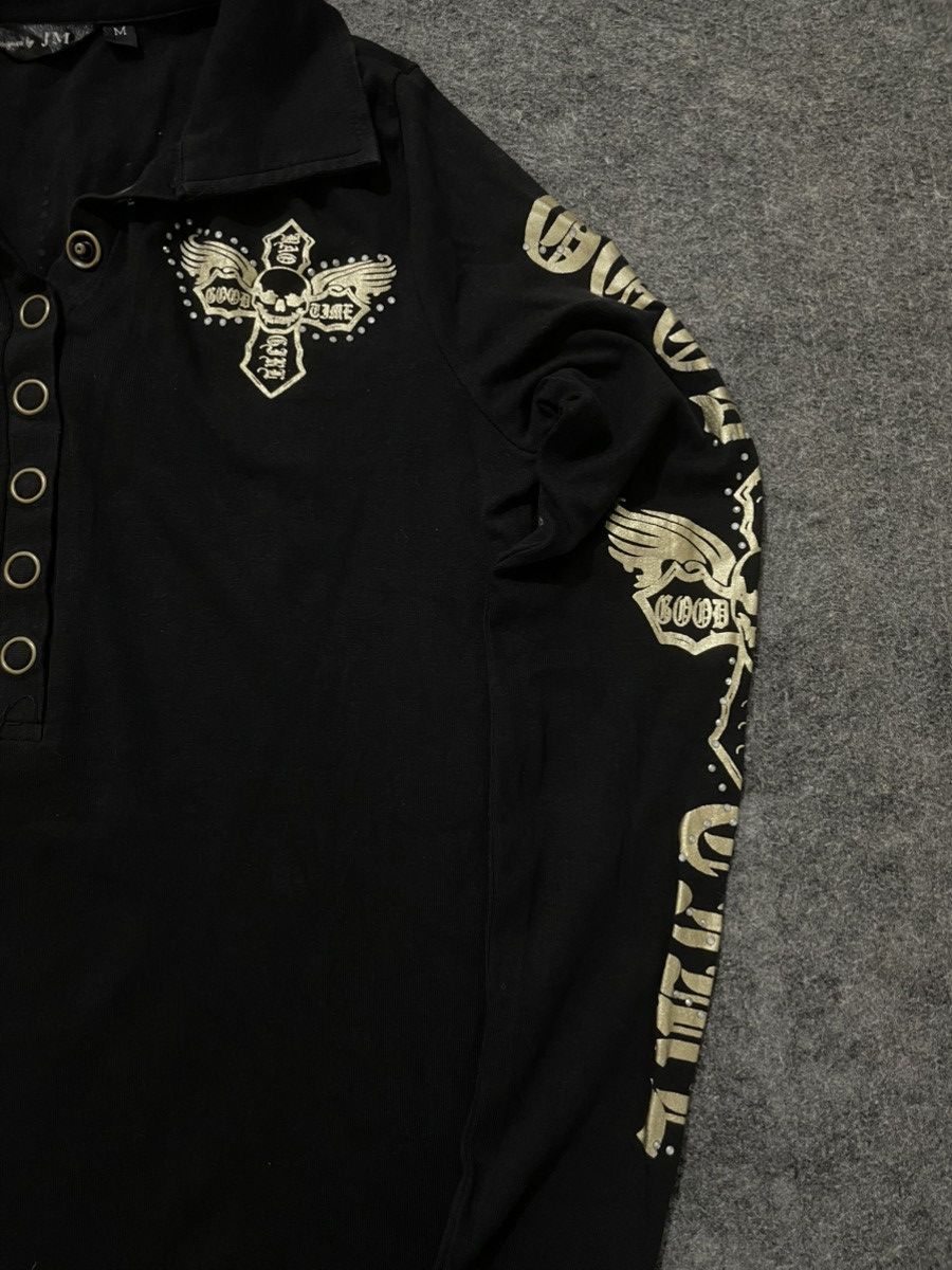 Hysteric Glamour × If Six Was Nine × Japanese Brand GOTHIC POEM SKULL PUNK JAPANESE STYLE LONG SLEEVE Size US M / EU 48-50 / 2 - 4 Thumbnail