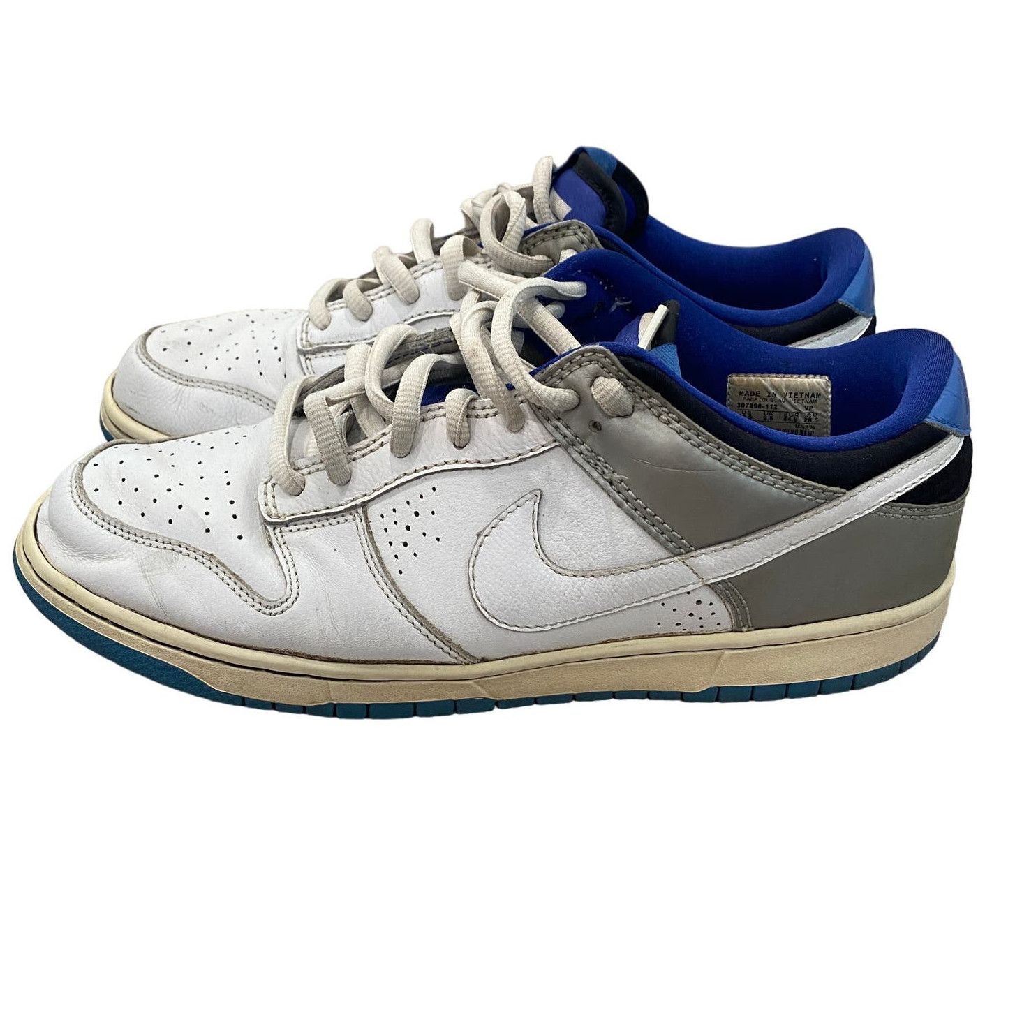 image of Nike Dunk Low Premium Jordan "j Pack" Sneakers (2006) 10.5 in White, Men's