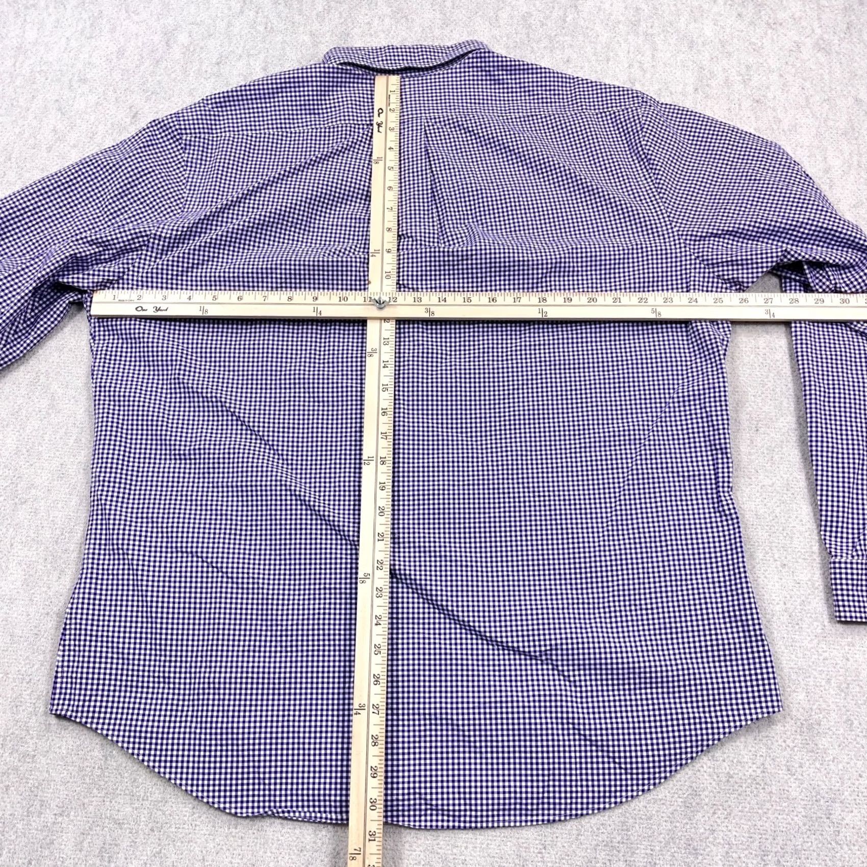Ralph Lauren Ralph Lauren Shirt Men 2XL Purple Orange Check Button Up Slim Fit Poplin Colorful Modern Preppy Mens Size US XXL / EU 58 / 5 - 7 Thumbnail