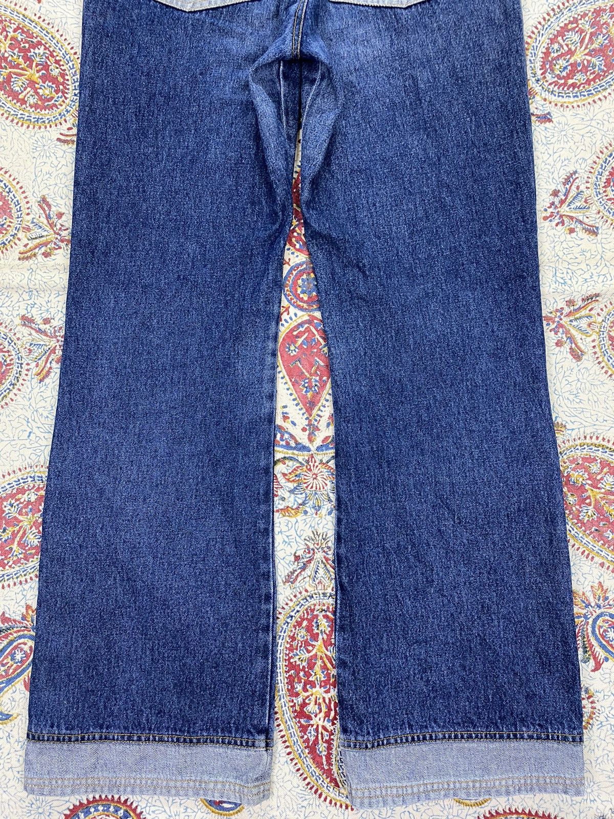 Blue Blue Japan Betty’s Blue by Shinji Abe Flare Denim Size 29" - 9 Thumbnail