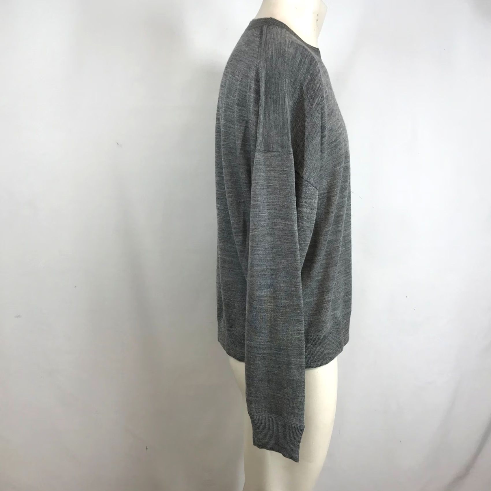 J.Crew J.Crew Mens XL Merino Wool Crewneck Sweater Heather Grey Fine Knit Pullover Size US XL / EU 56 / 4 - 4 Thumbnail