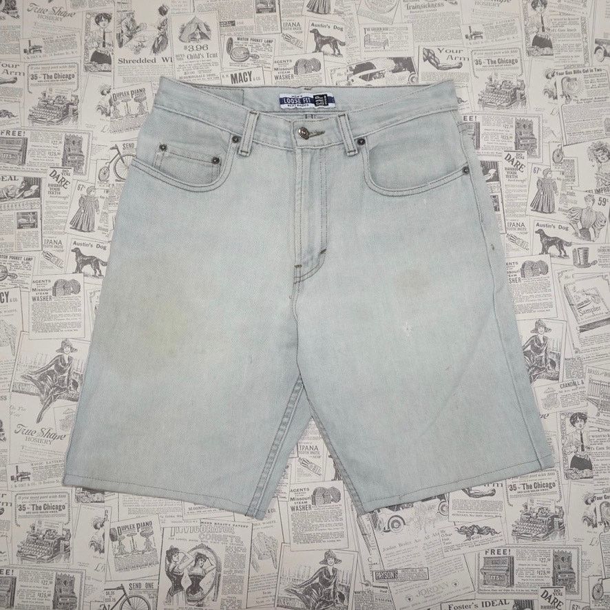 Gap 30 - Vintage Y2K gap denim 1990s loose fit denim jean shorts Size US 30 / EU 46 - 1 Thumbnail